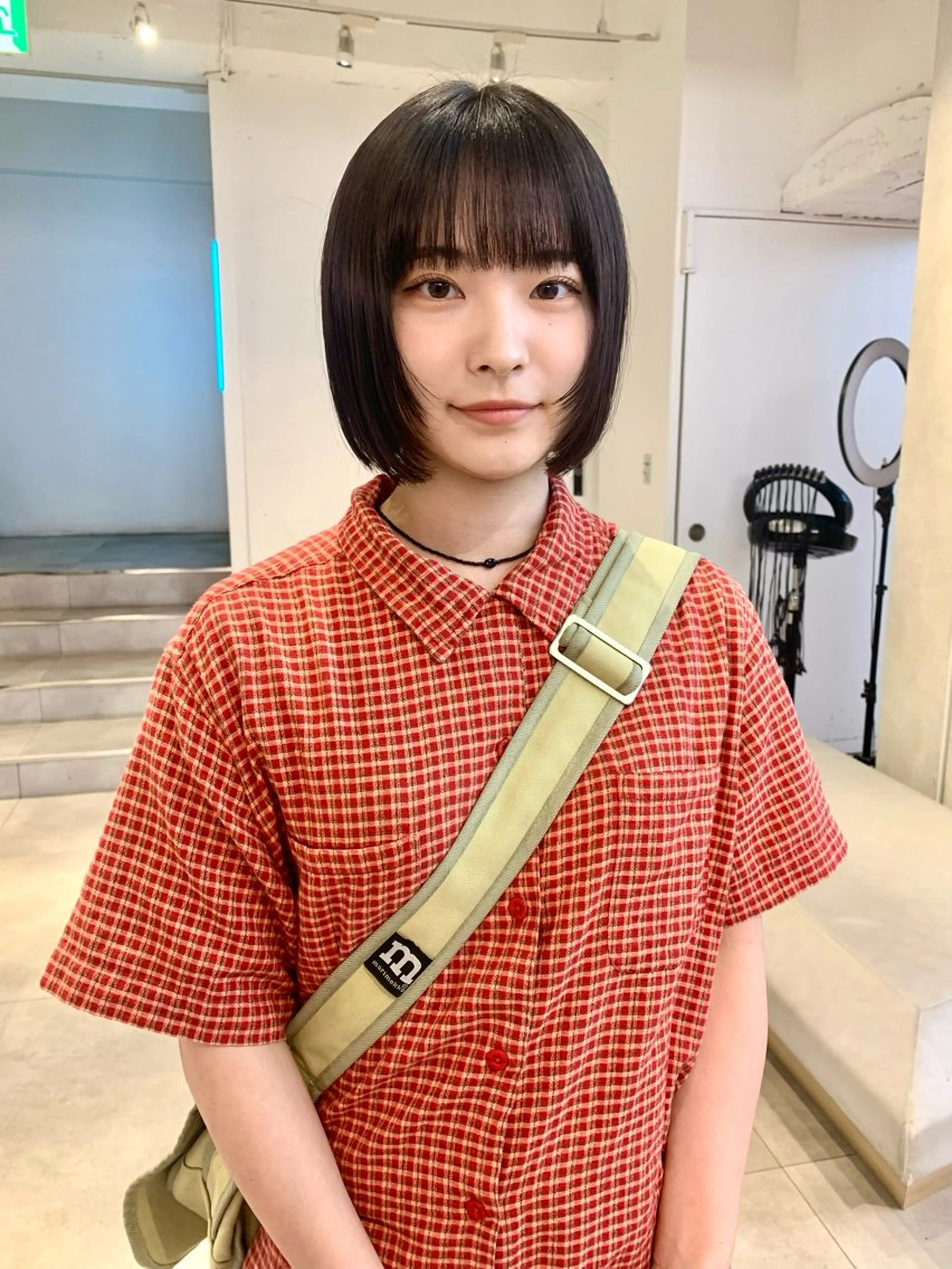 ショート ボブ 髪質改善 トリートメント カット トリートメント Kureha/ネイル トレンドヘアのヘアスタイル