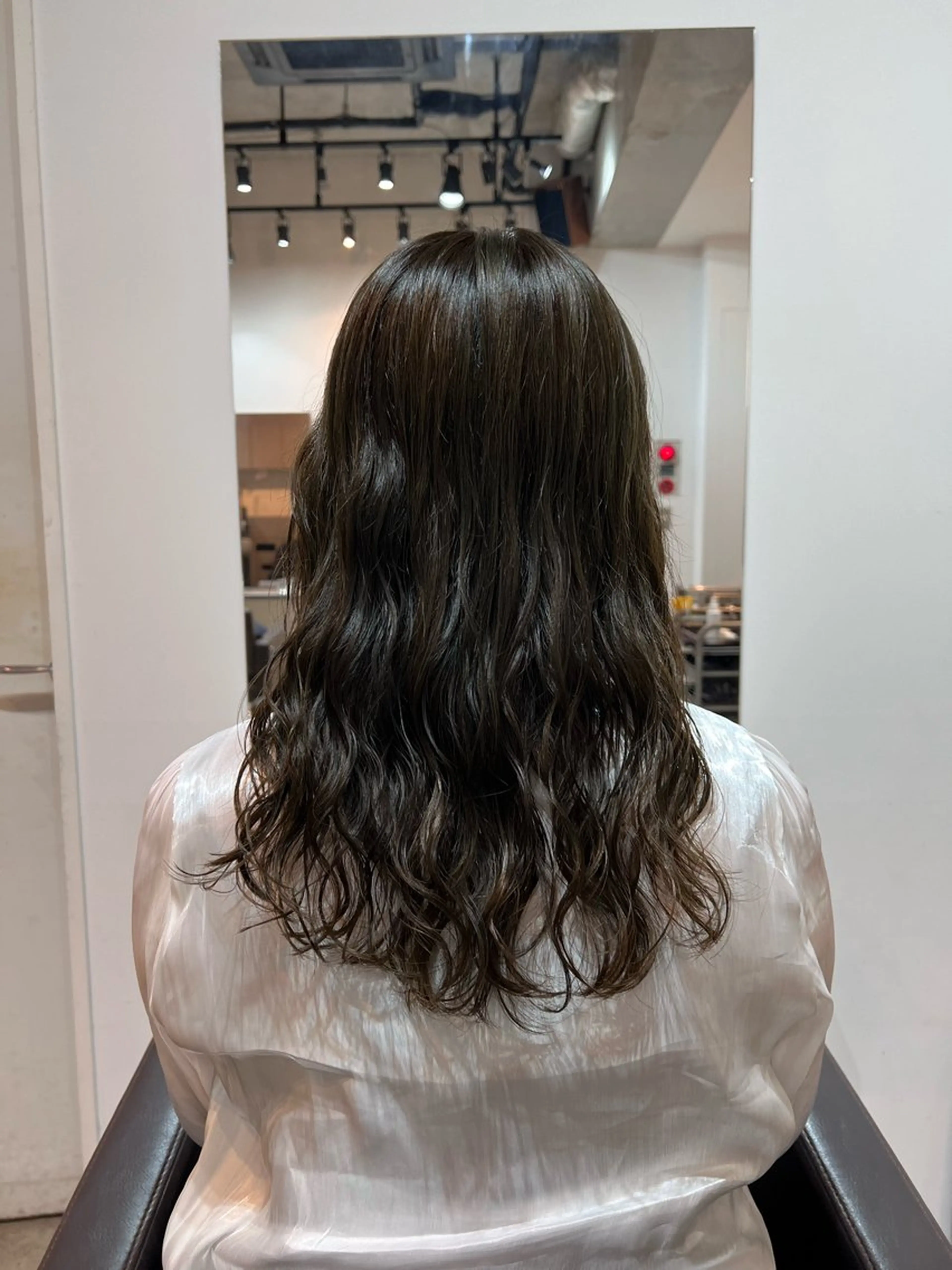 ミディアム ミディアムパーマ カット ヘアカラー トリートメント ショートカットモデル 募集/神野のヘアスタイル