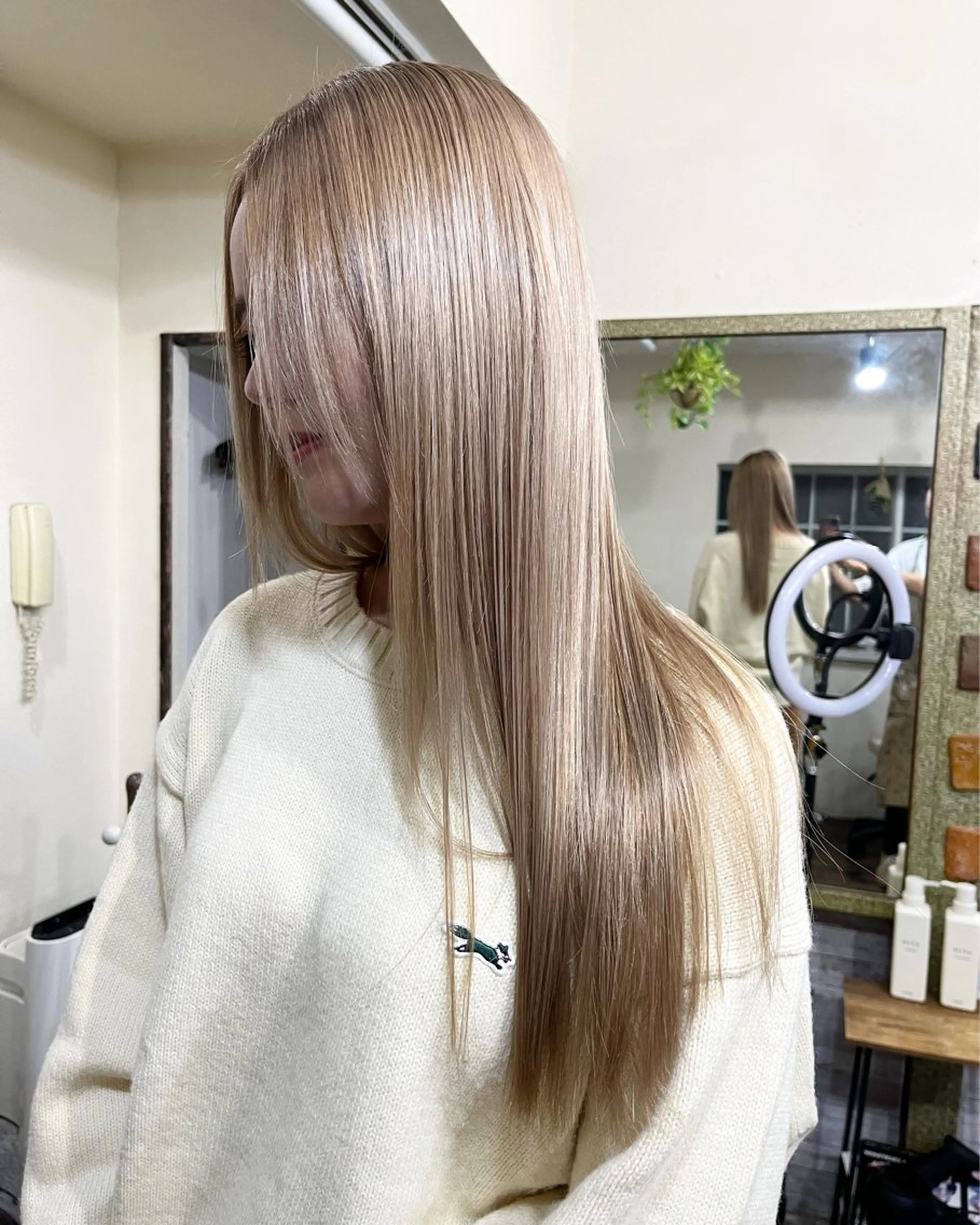 ロング カラー ヘアカラー 渡辺 健太のヘアスタイル