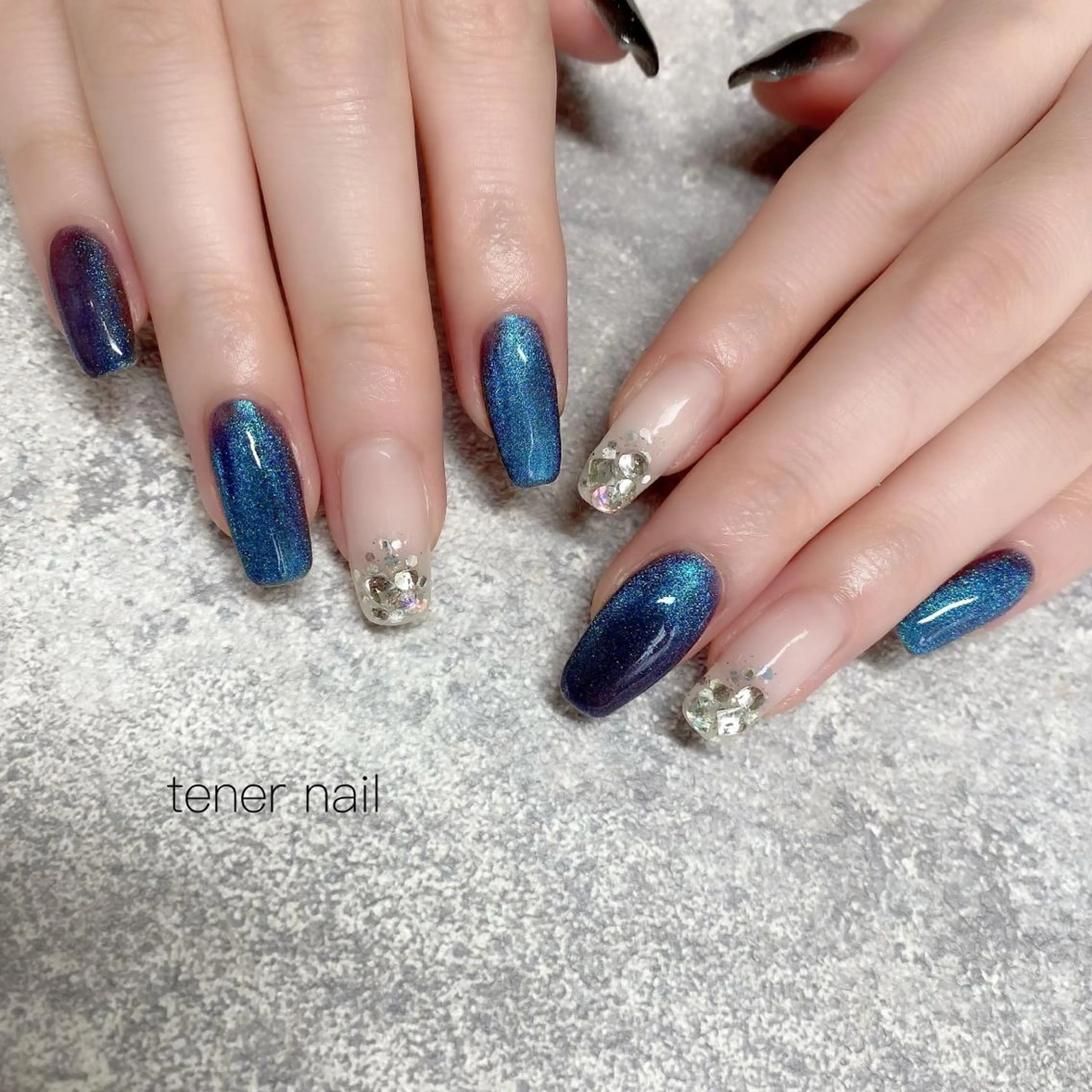 ネイル グラデーション マグネットネイル tener  nail  テネルネイル所属・テネルネイル tener nailのネイルデザイン