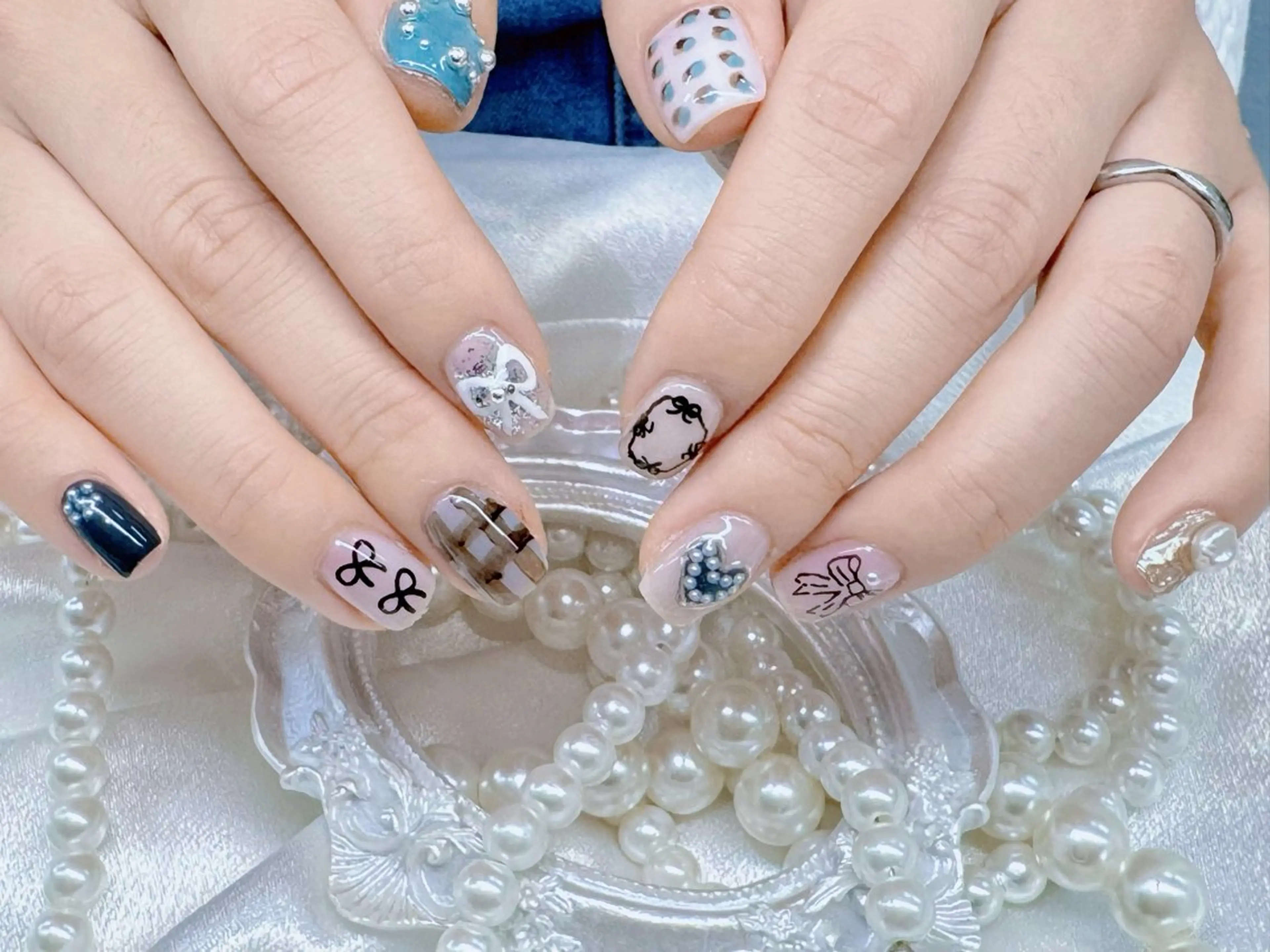 ネイル ハンドネイル 🦋Minmin nail salonのネイルデザイン
