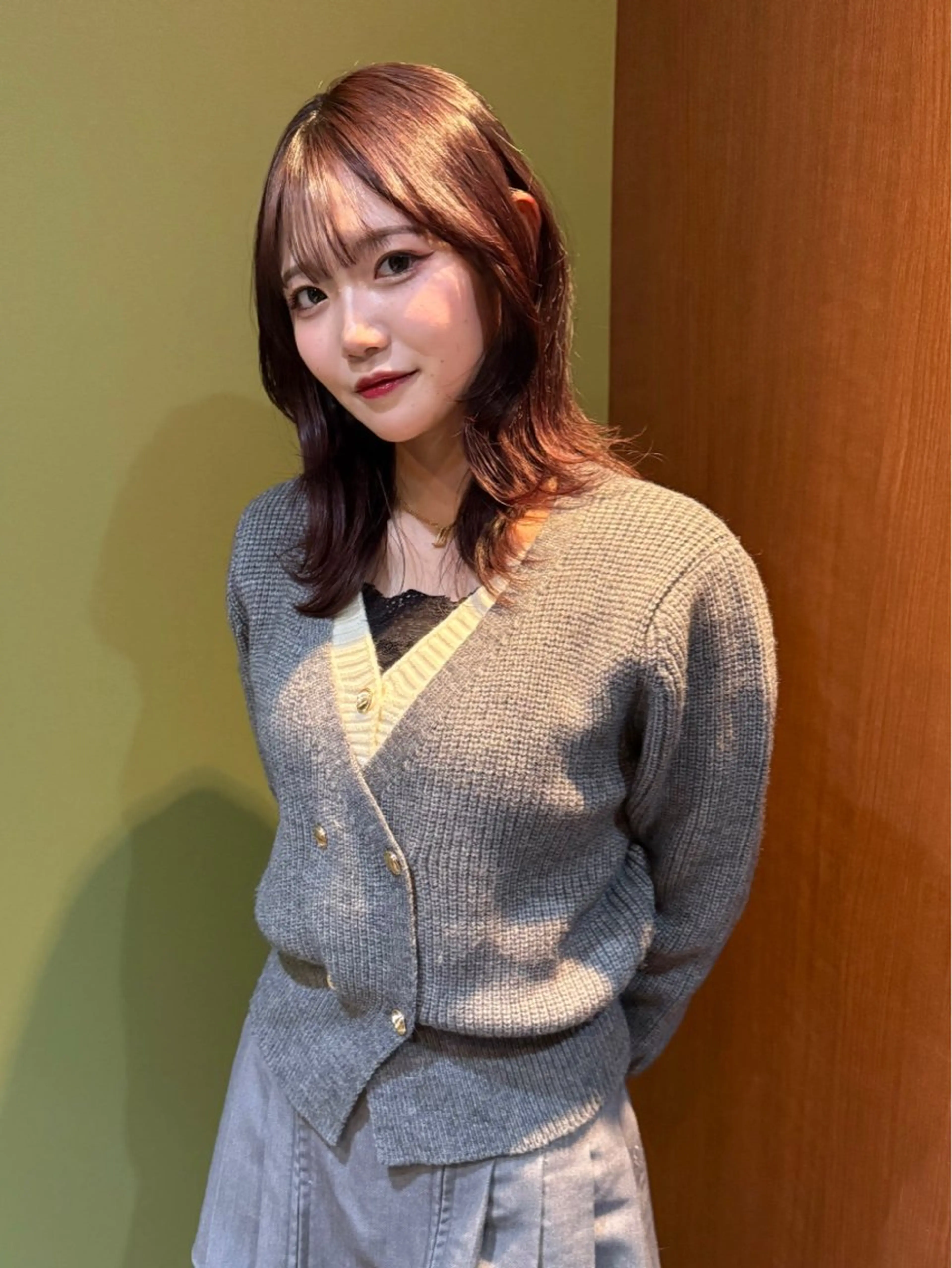 ミディアム カラー カット ヘアカラー トリートメント mai / linoah˚✧のヘアスタイル