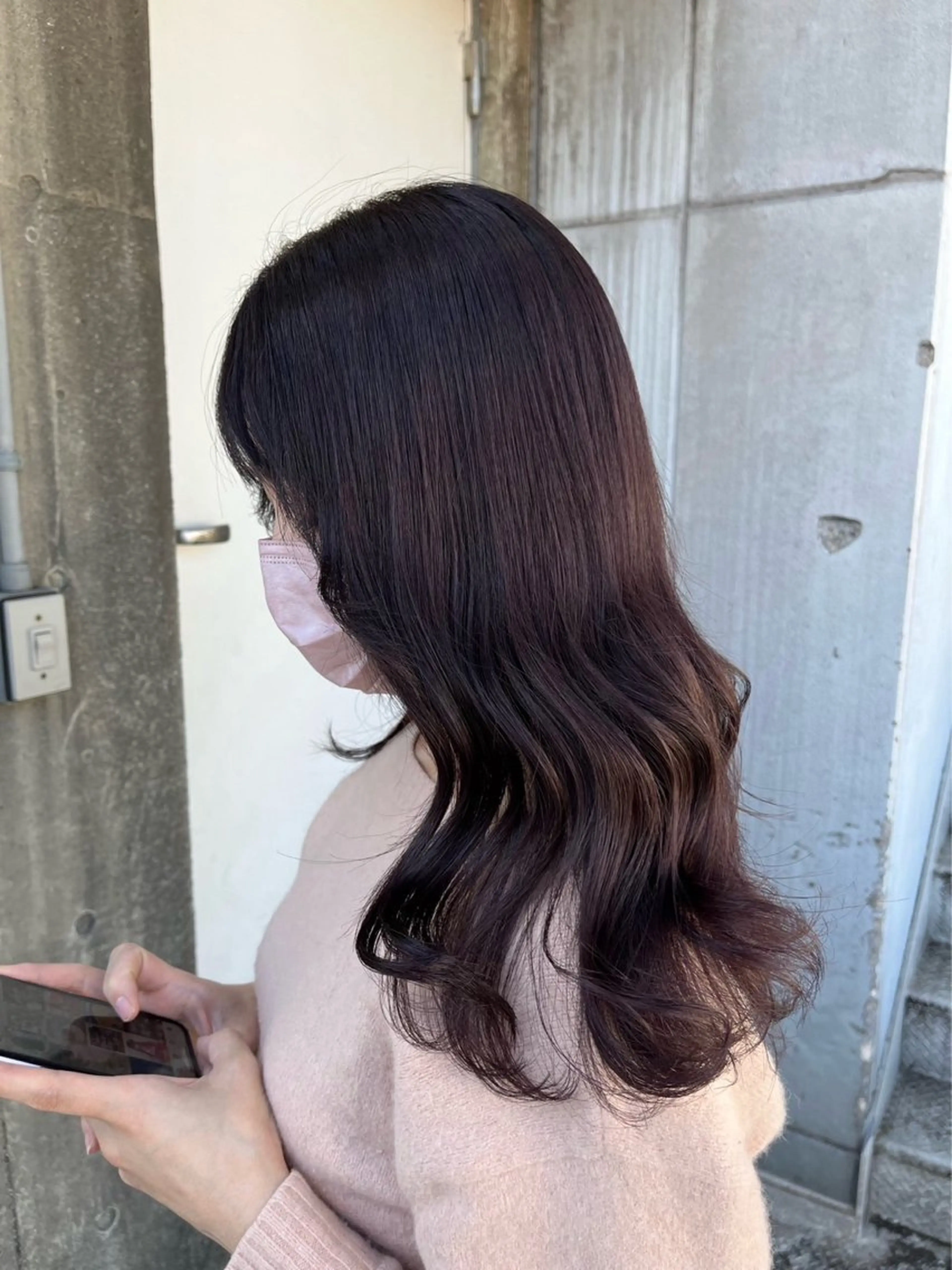 ロング カラー 表参道/透明感カラー /暗髪/ジュキヤのヘアスタイル