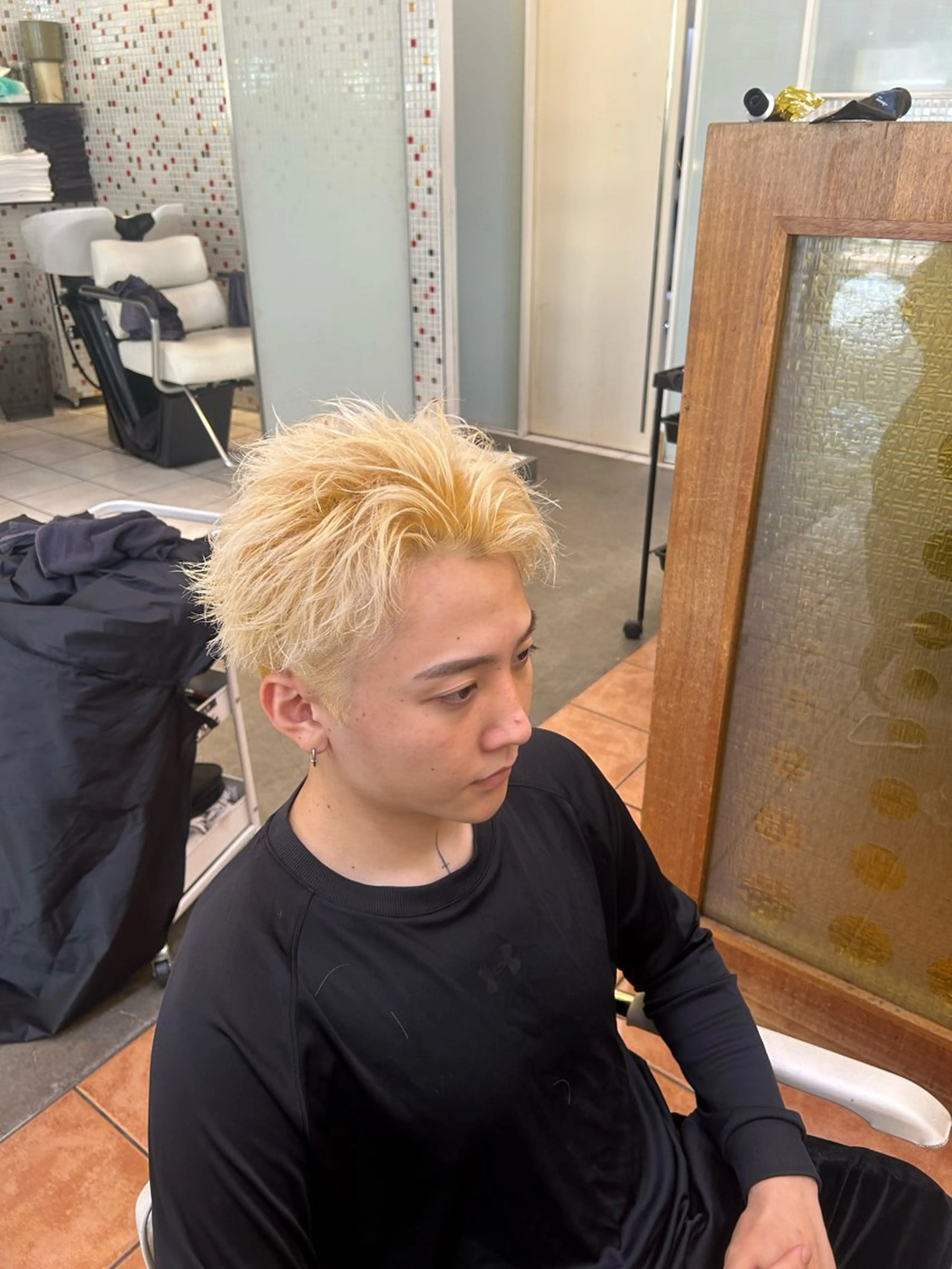 ショート カラー メンズ カット ヘアカラー 🎱メンズカット特化 No.1 Tum🎱のヘアスタイル
