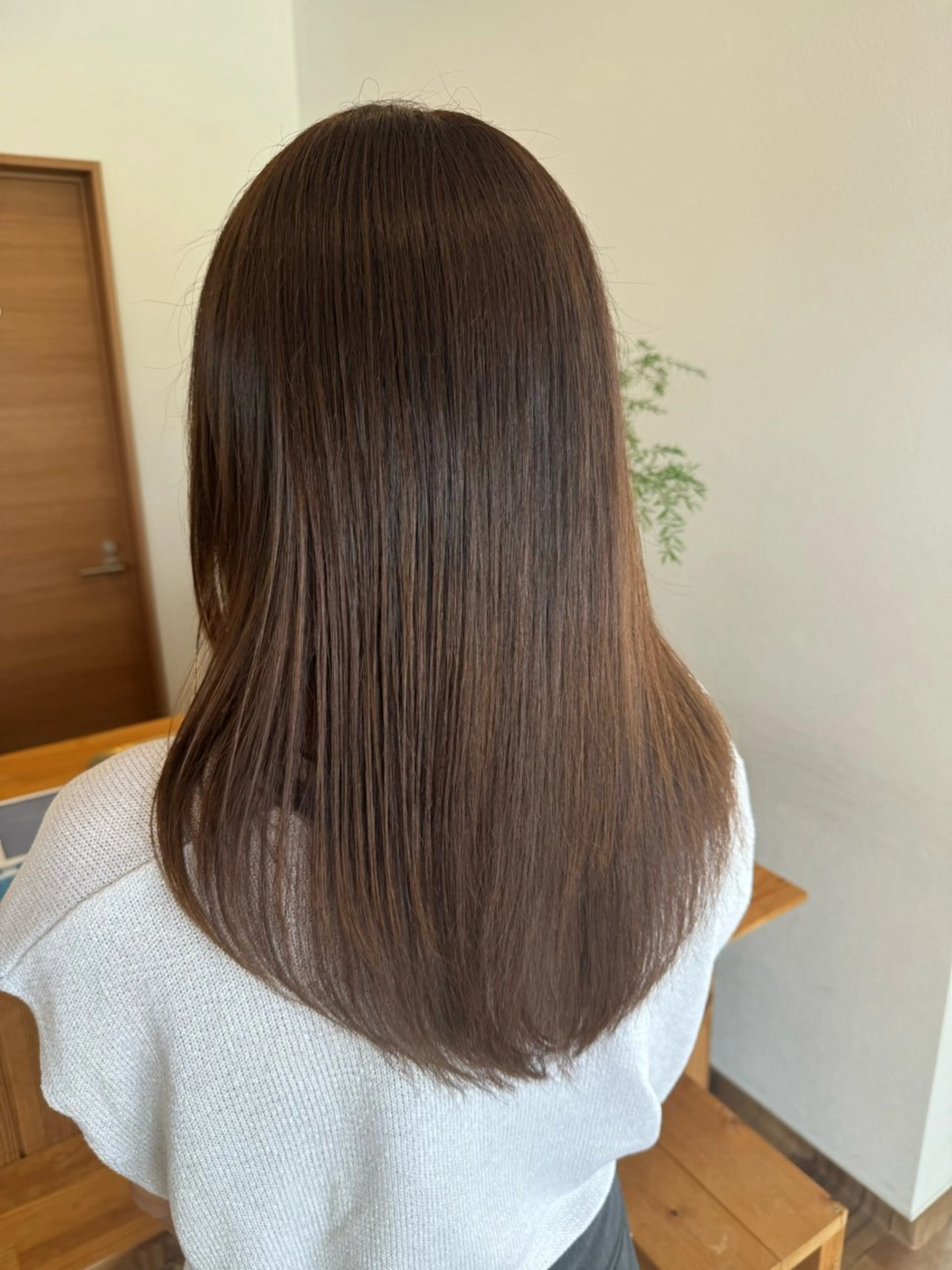 ミディアム ヘアカラー hair salon rita 野々市所属・中野 幹也のヘアスタイル