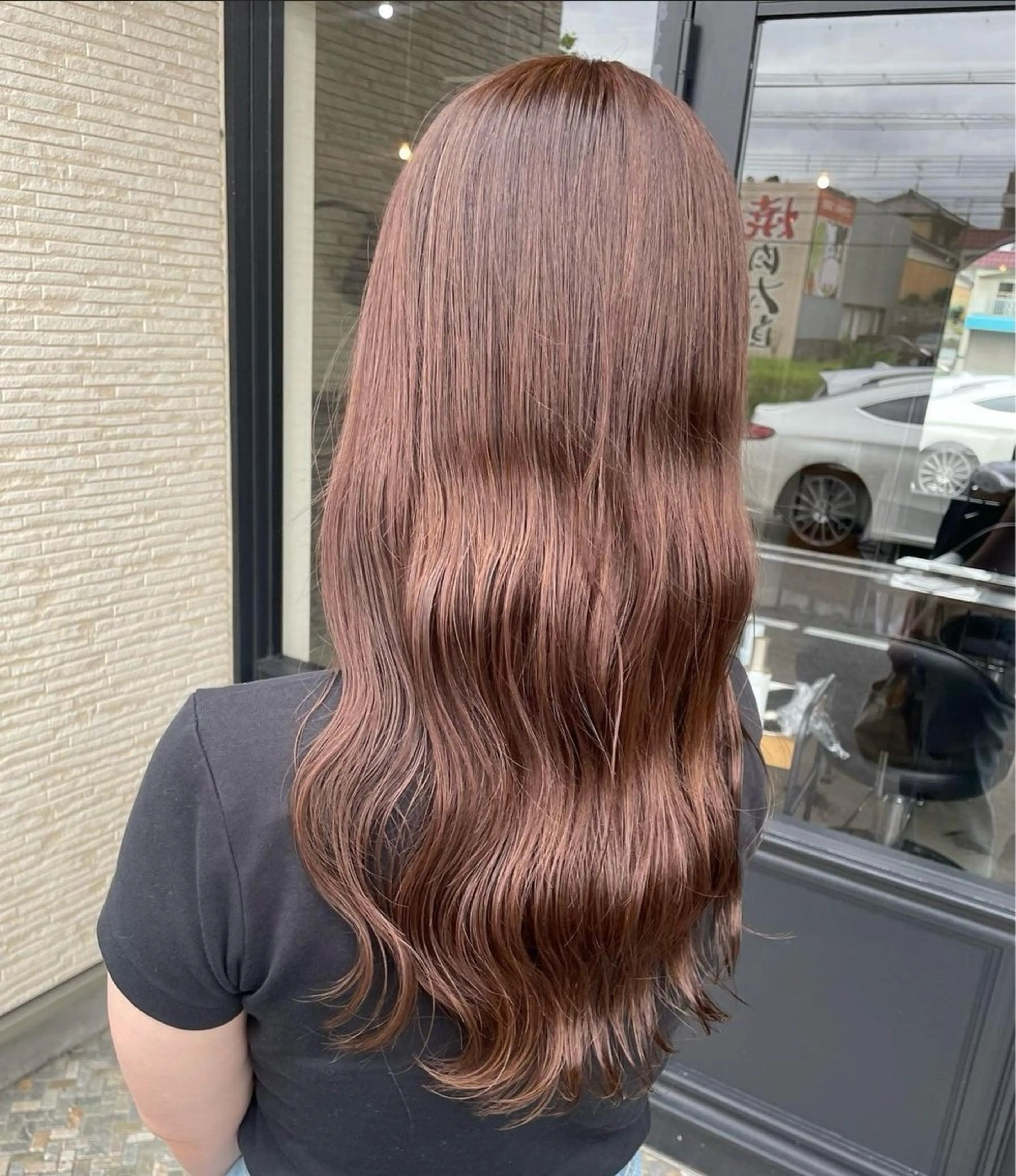 カラー ベージュカラー ラベンダーカラー 小久保 里紗のヘアスタイル