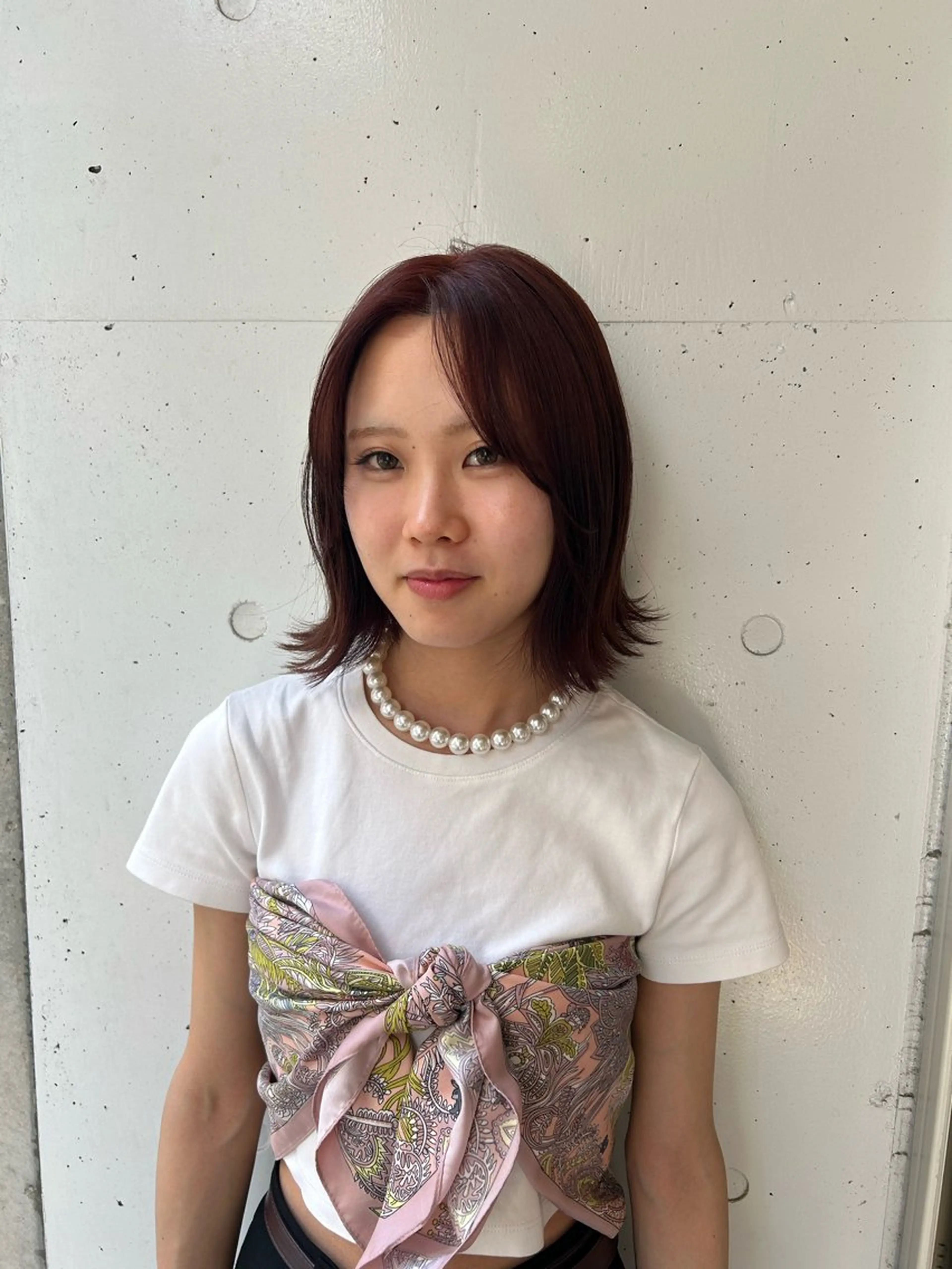 ミディアム colorlist 🖤SARASAのヘアスタイル