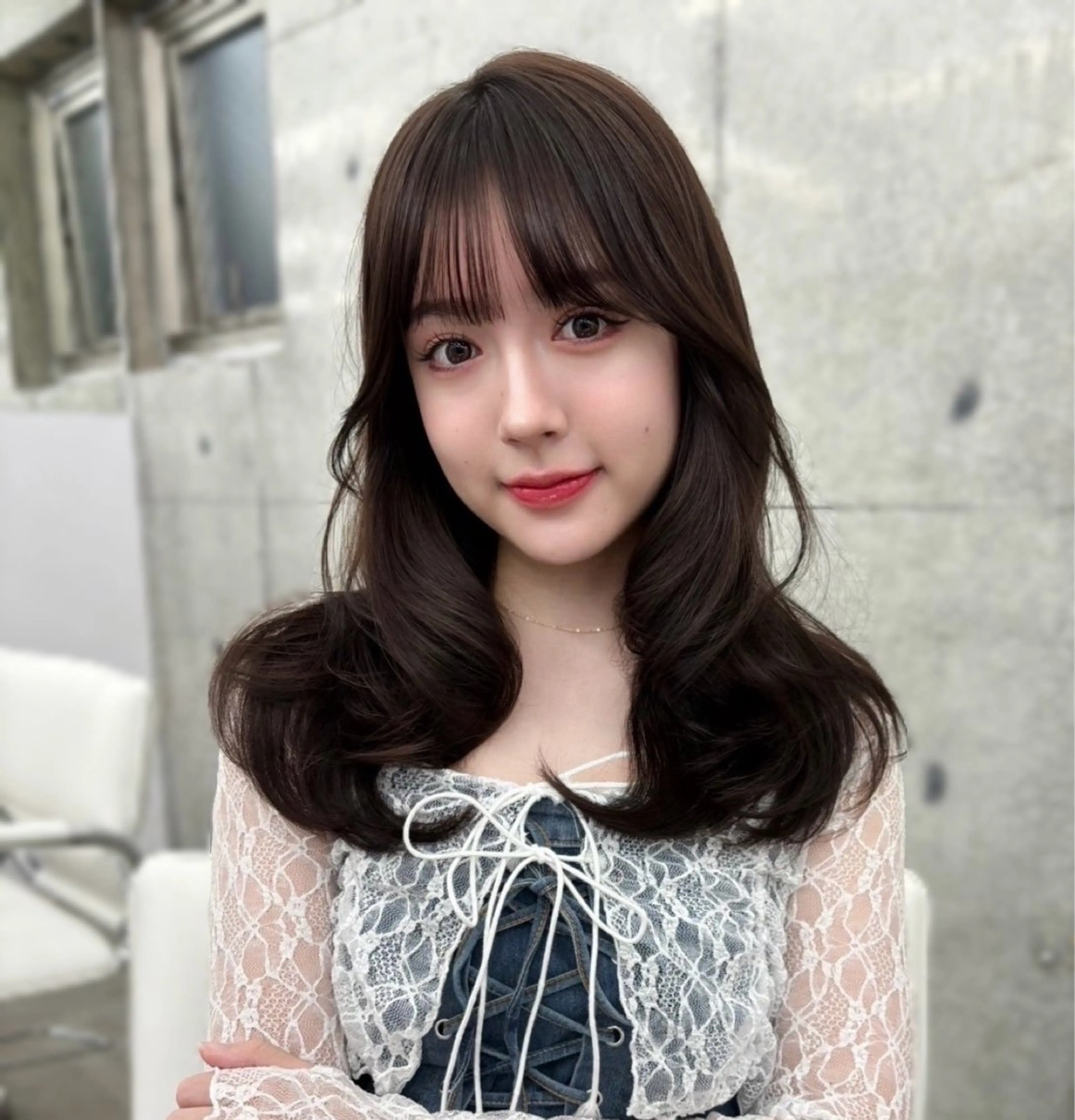 ロング くびれヘア NI所属・𝑨𝑴𝑰 🎀 ガーリーヘア🤍のヘアスタイル