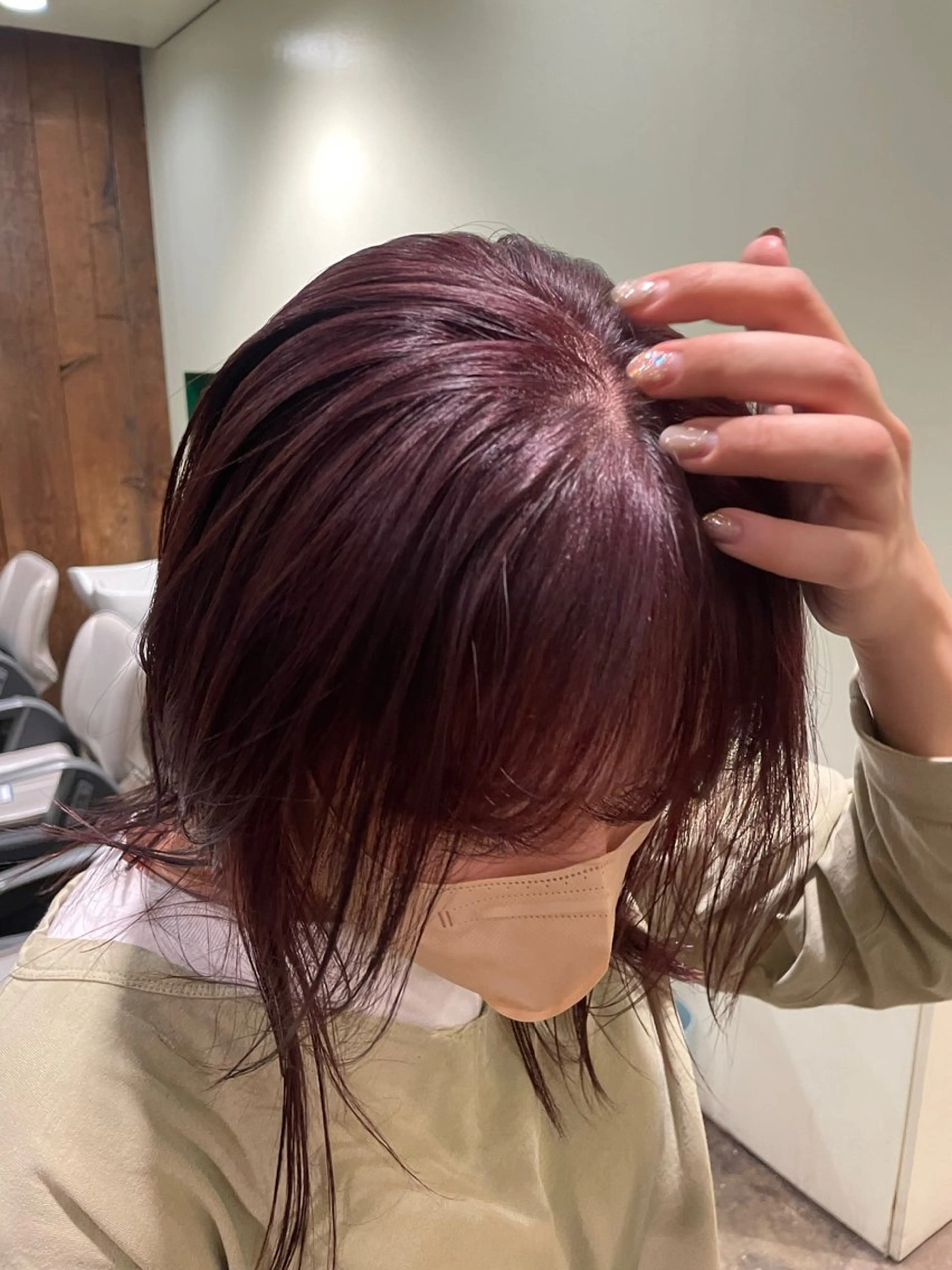 カラー 田中 日菜のヘアスタイル