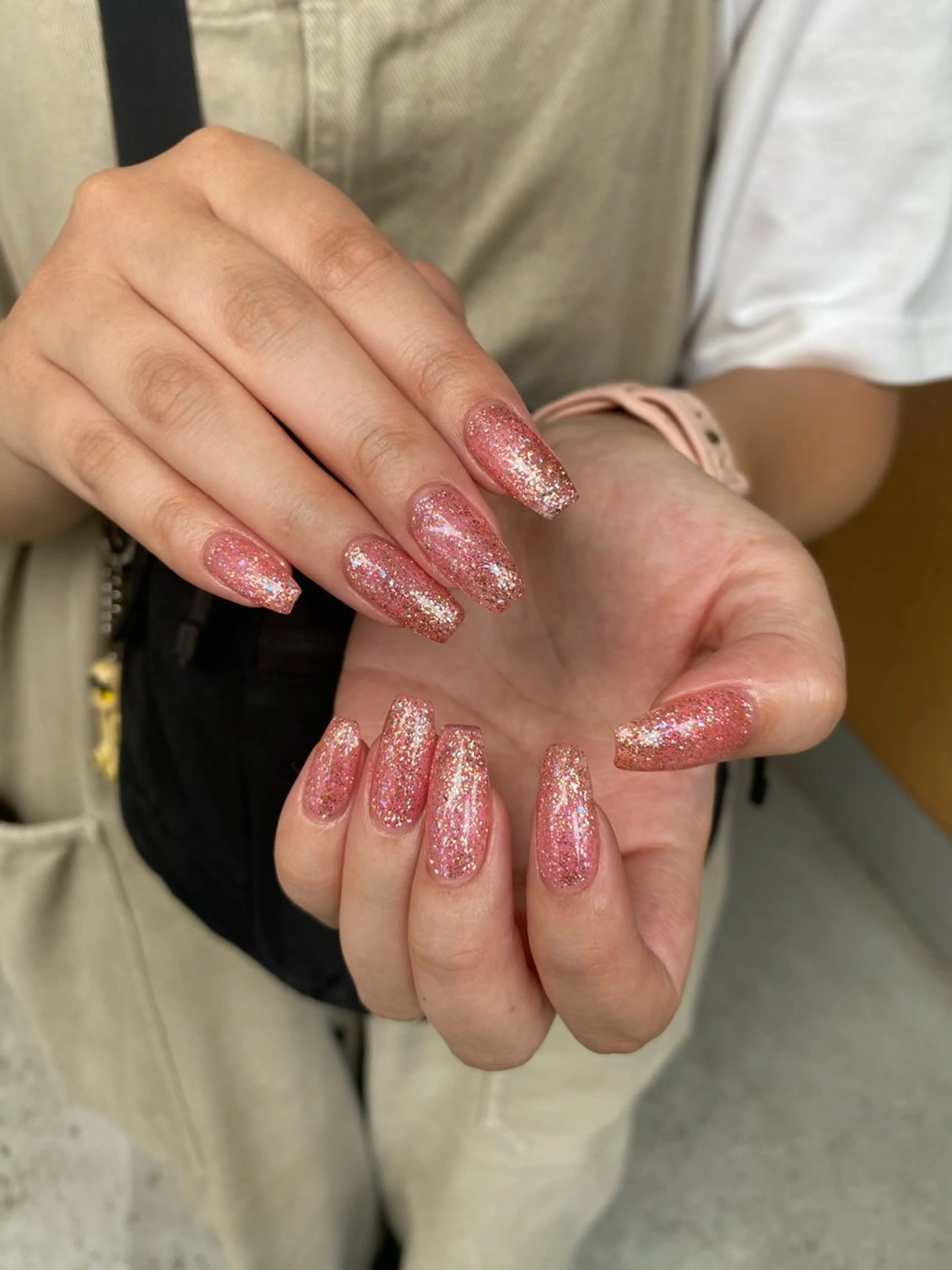 ネイル ラメ(グリッター) ワンカラーネイル ハンドネイル nail salon suiのネイルデザイン