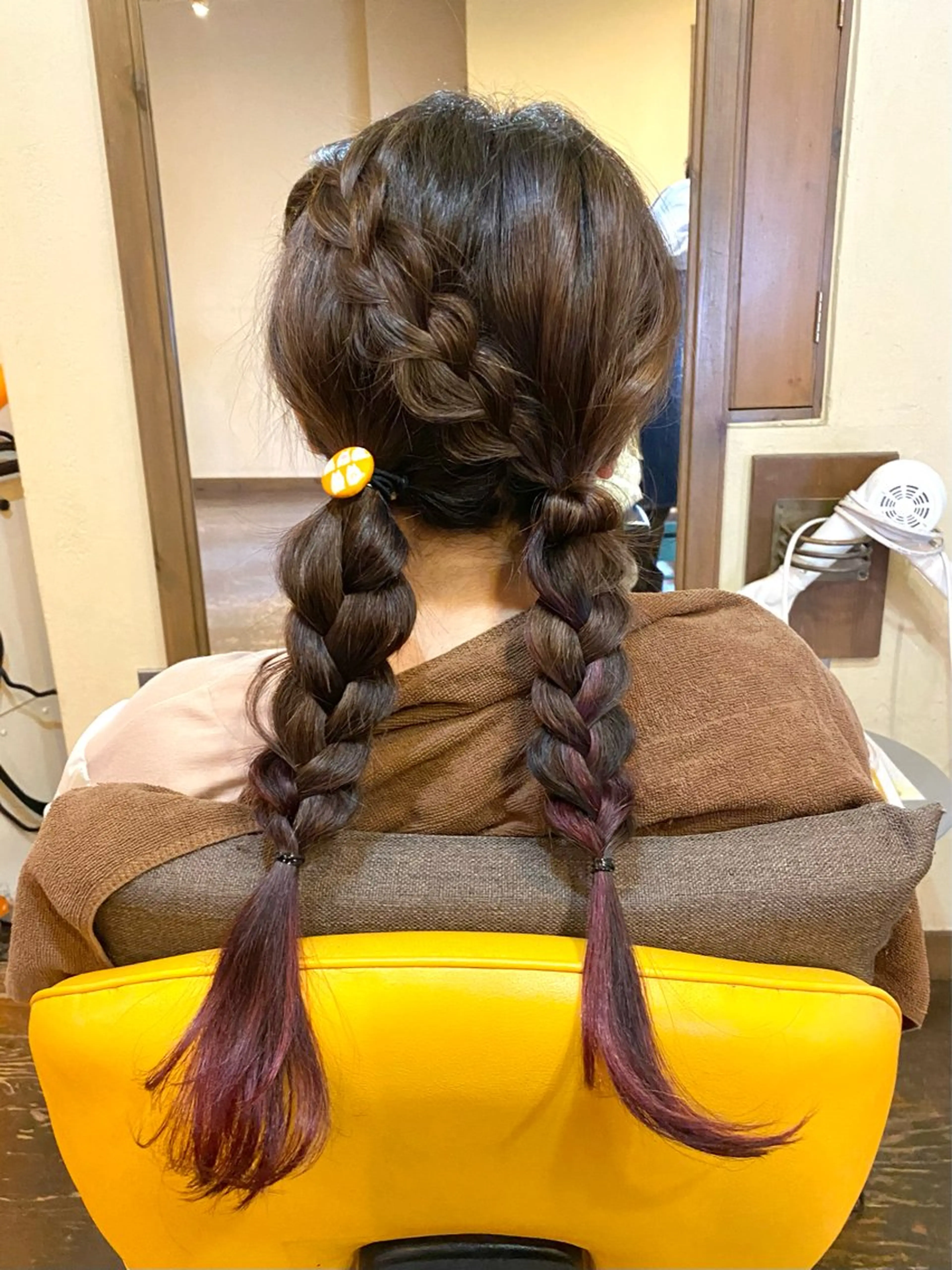 ヘアアレンジ 三つ編み 武田 さやのマツエク・マツパデザイン