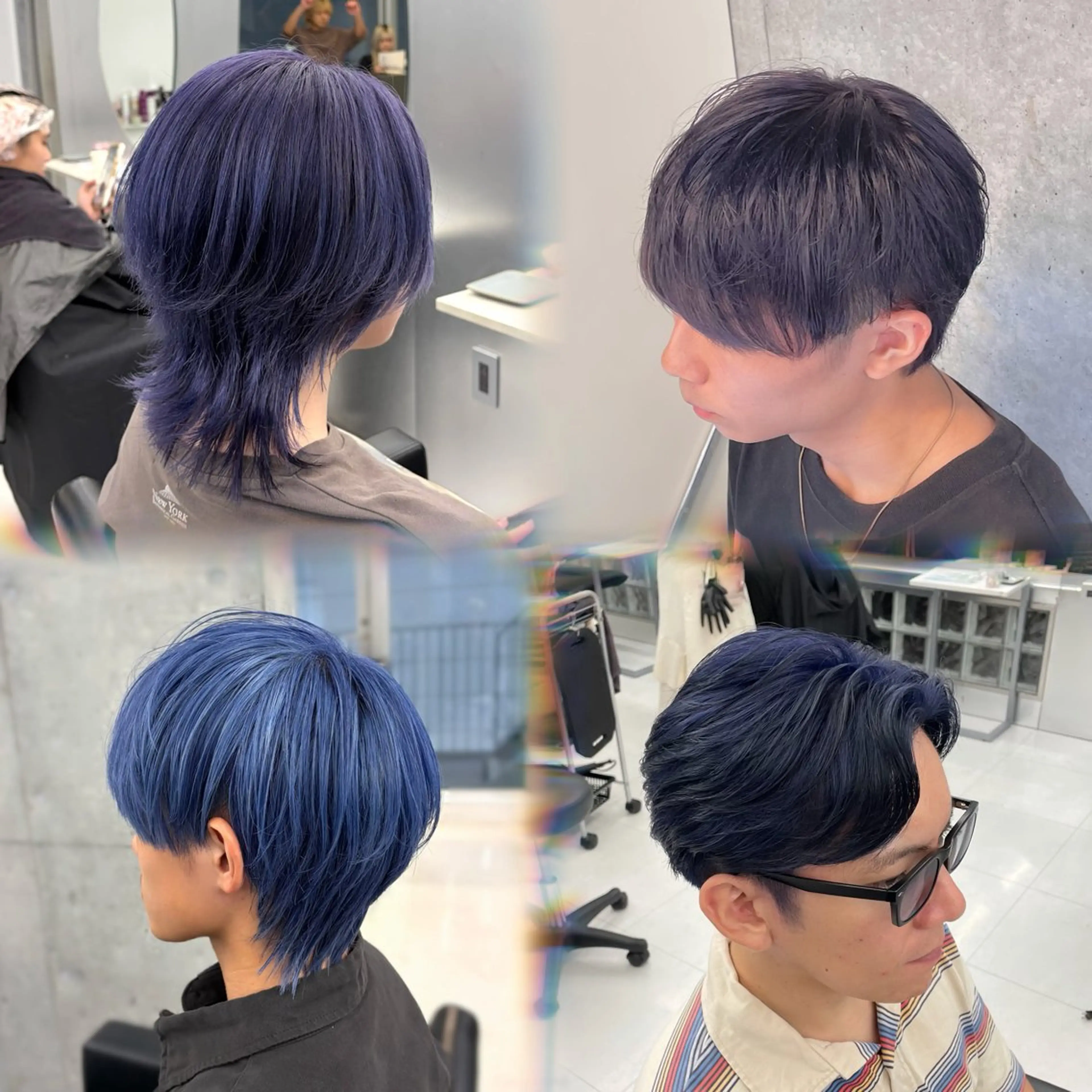 ミディアム カラー メンズ カット ヘアカラー トリートメント ブリーチ/艶カラー/ メンズ♱ʜᴀʀᴜᴋᴀのヘアスタイル