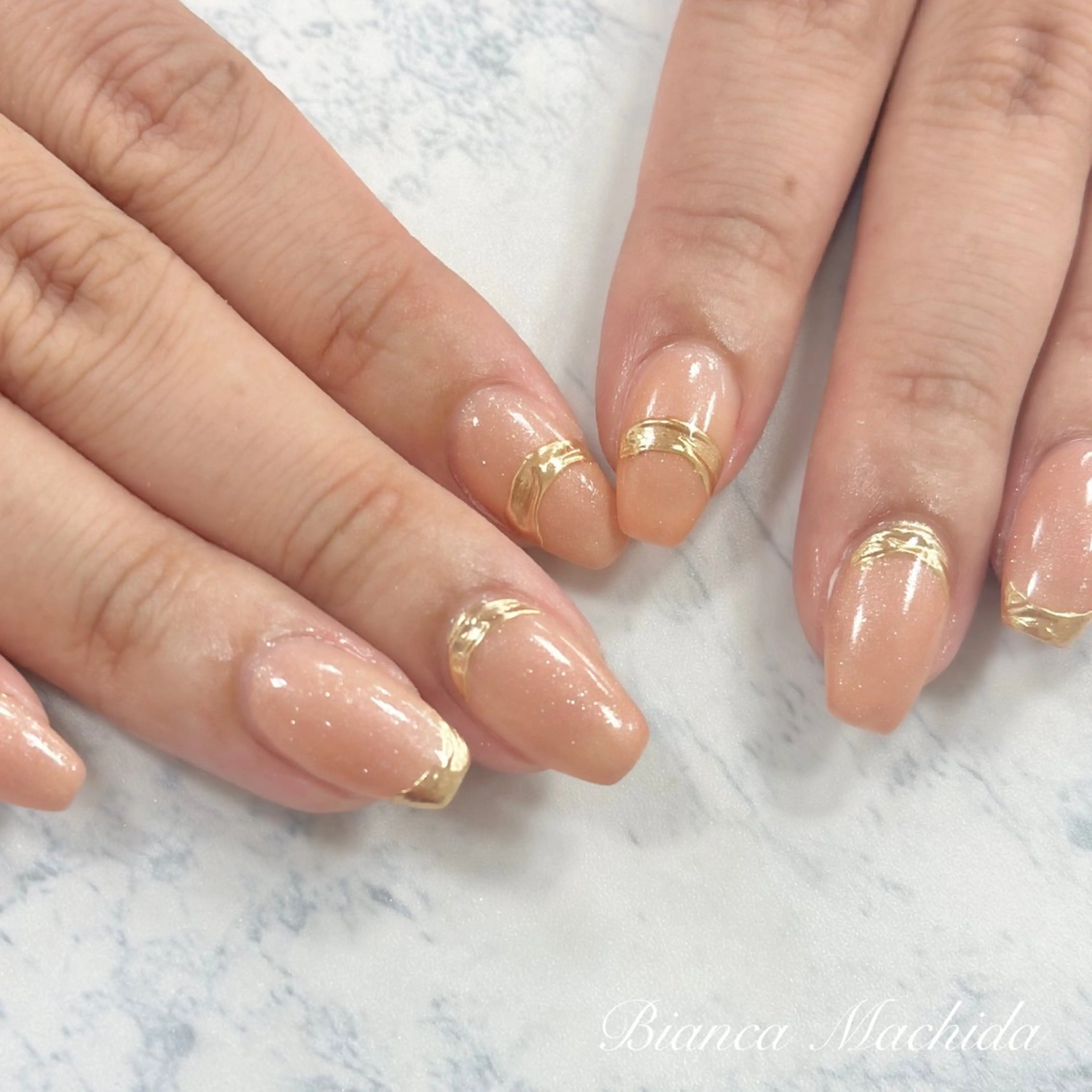 ネイル ハンドネイル Bianca👼🏻 OIKAWAのネイルデザイン