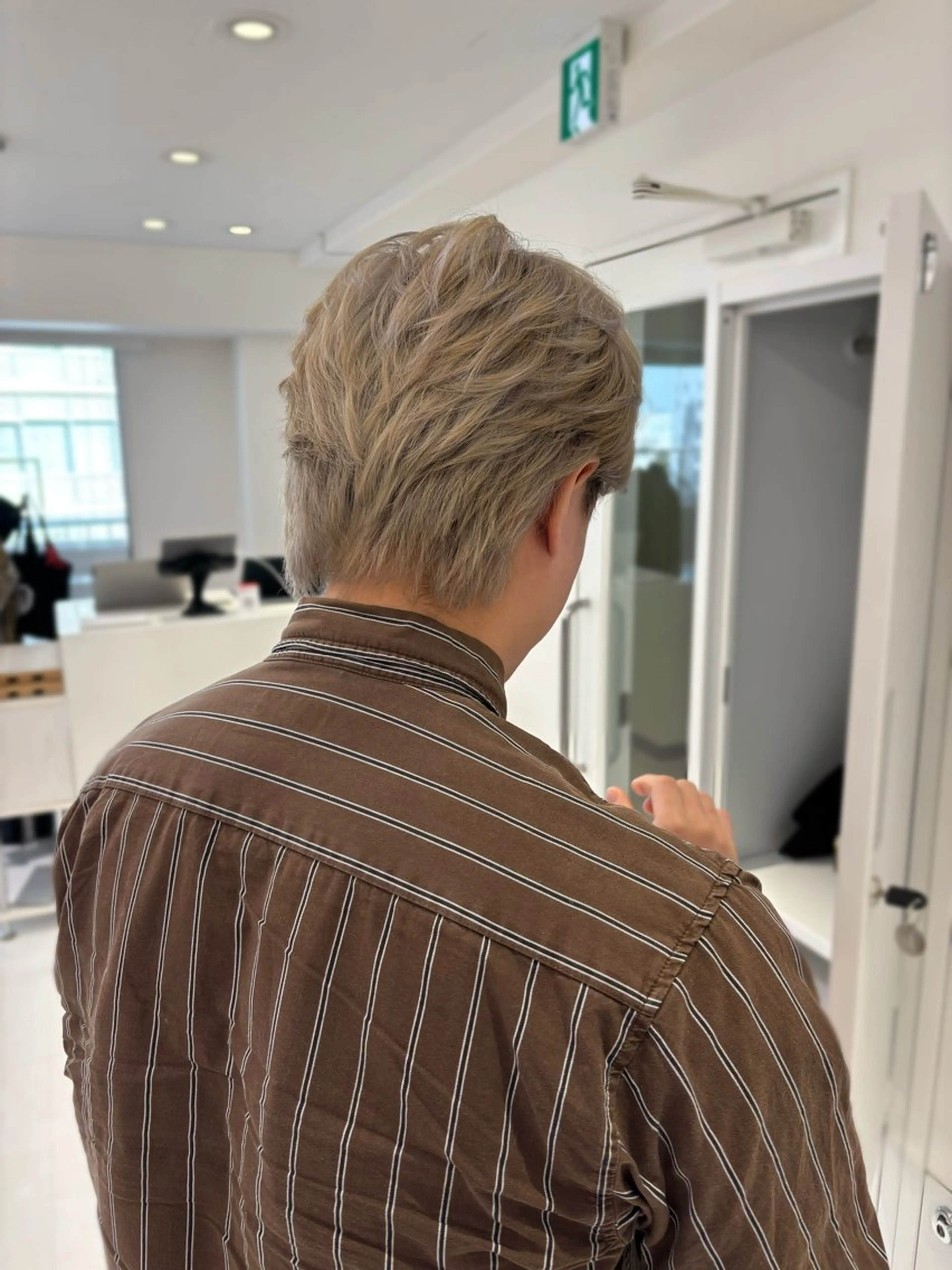 カラー メンズ マツノ ユイのヘアスタイル
