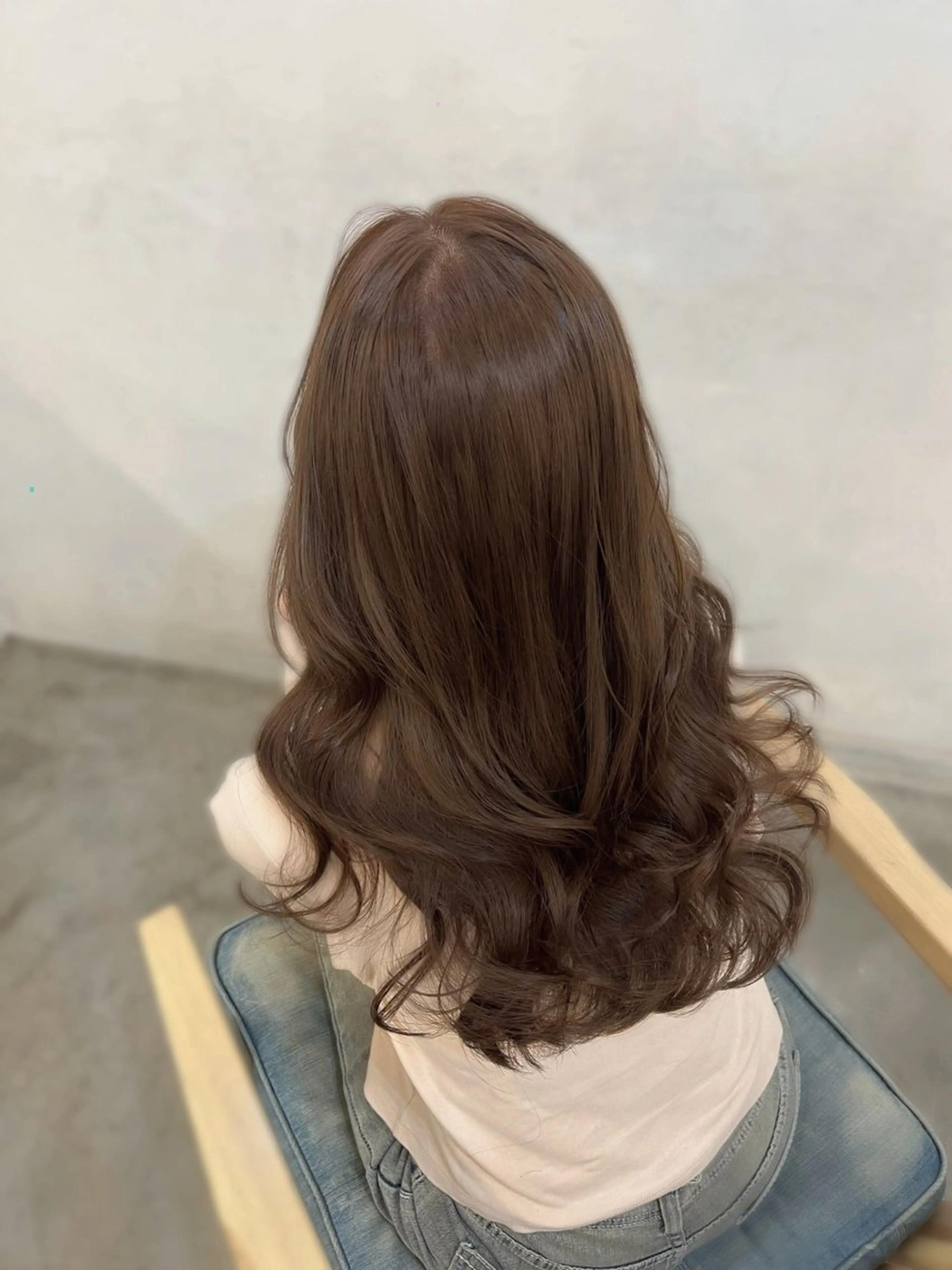 ロング カラー ヘアアレンジ ヘアカラー トリートメント hazuki🐈‍⬛ 透明感カラーのヘアスタイル