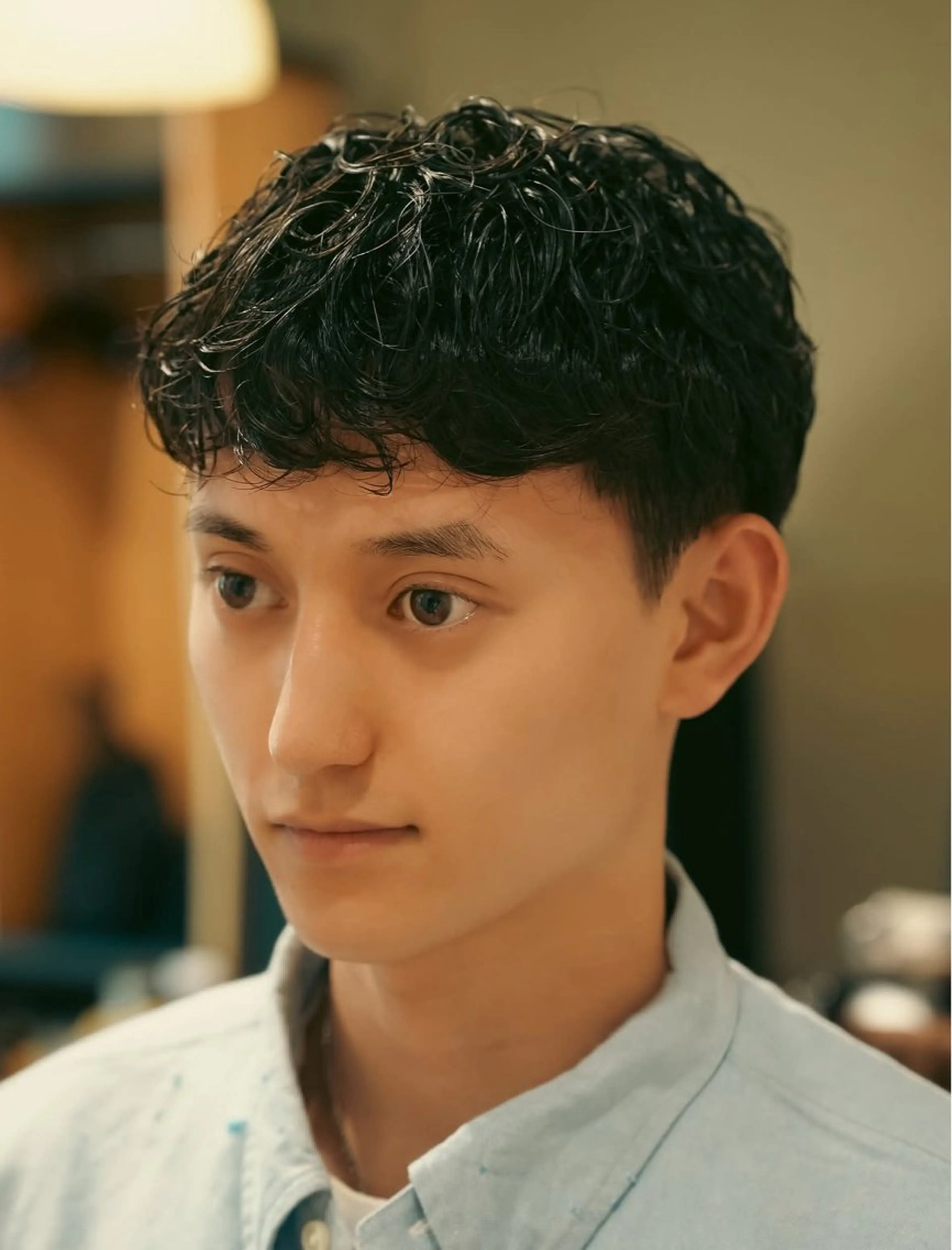 ショート パーマ メンズ メンズカット募集中 いわたもえのヘアスタイル