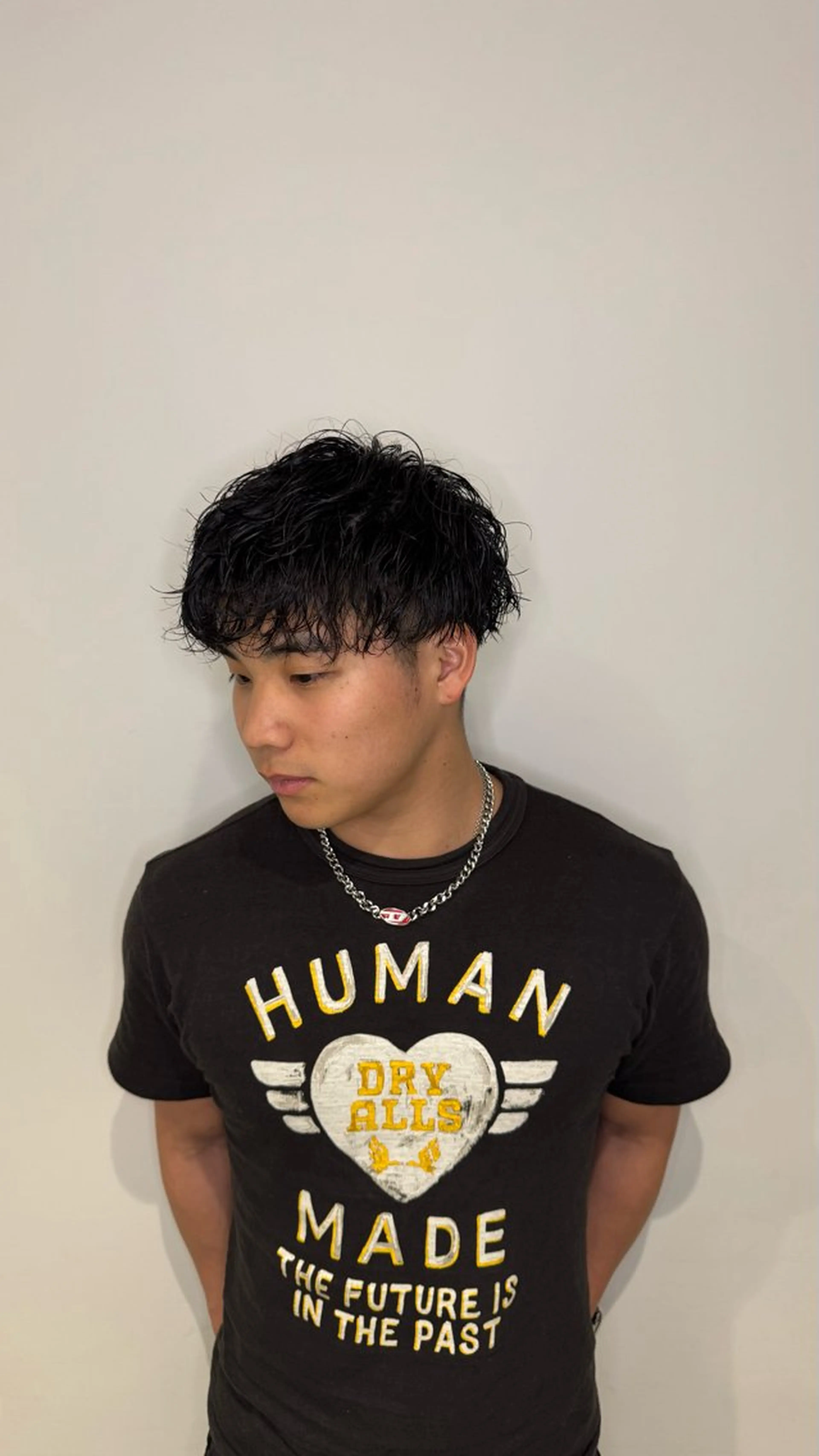パーマ メンズ 峰 麗那のヘアスタイル