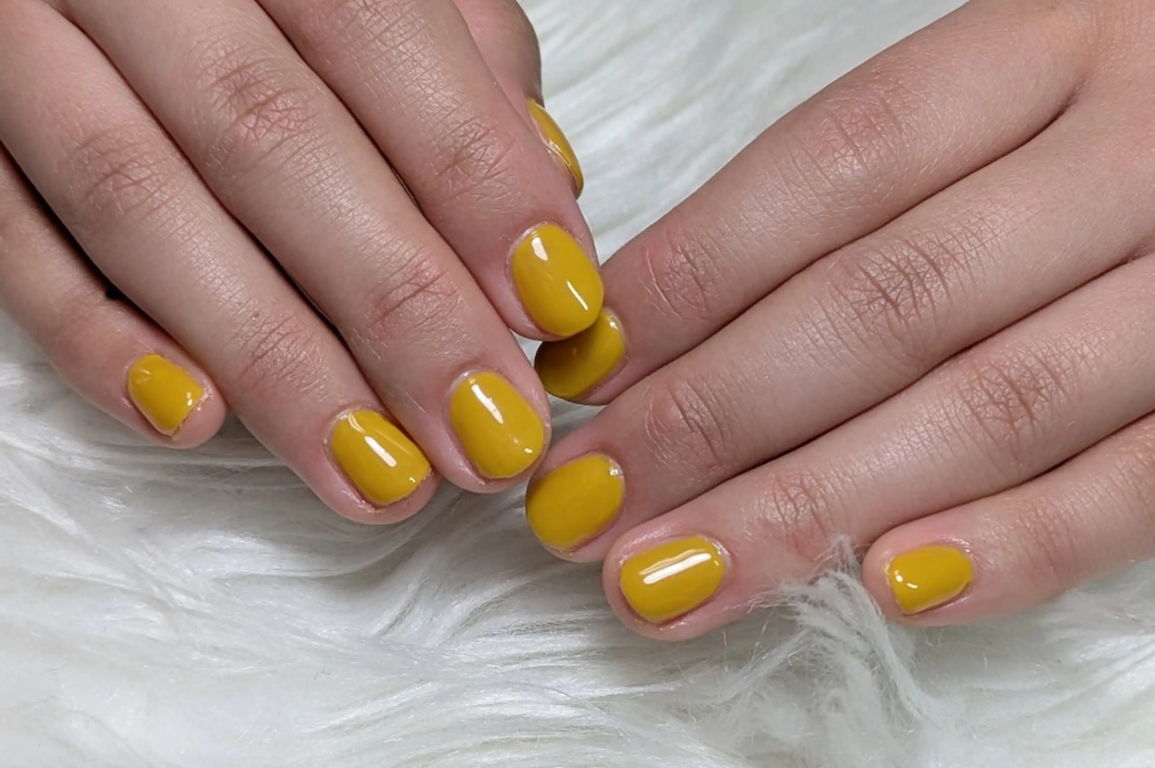 ネイル ワンカラーネイル 春ネイル ハンドネイル m&pPrivate nailsalonのネイルデザイン