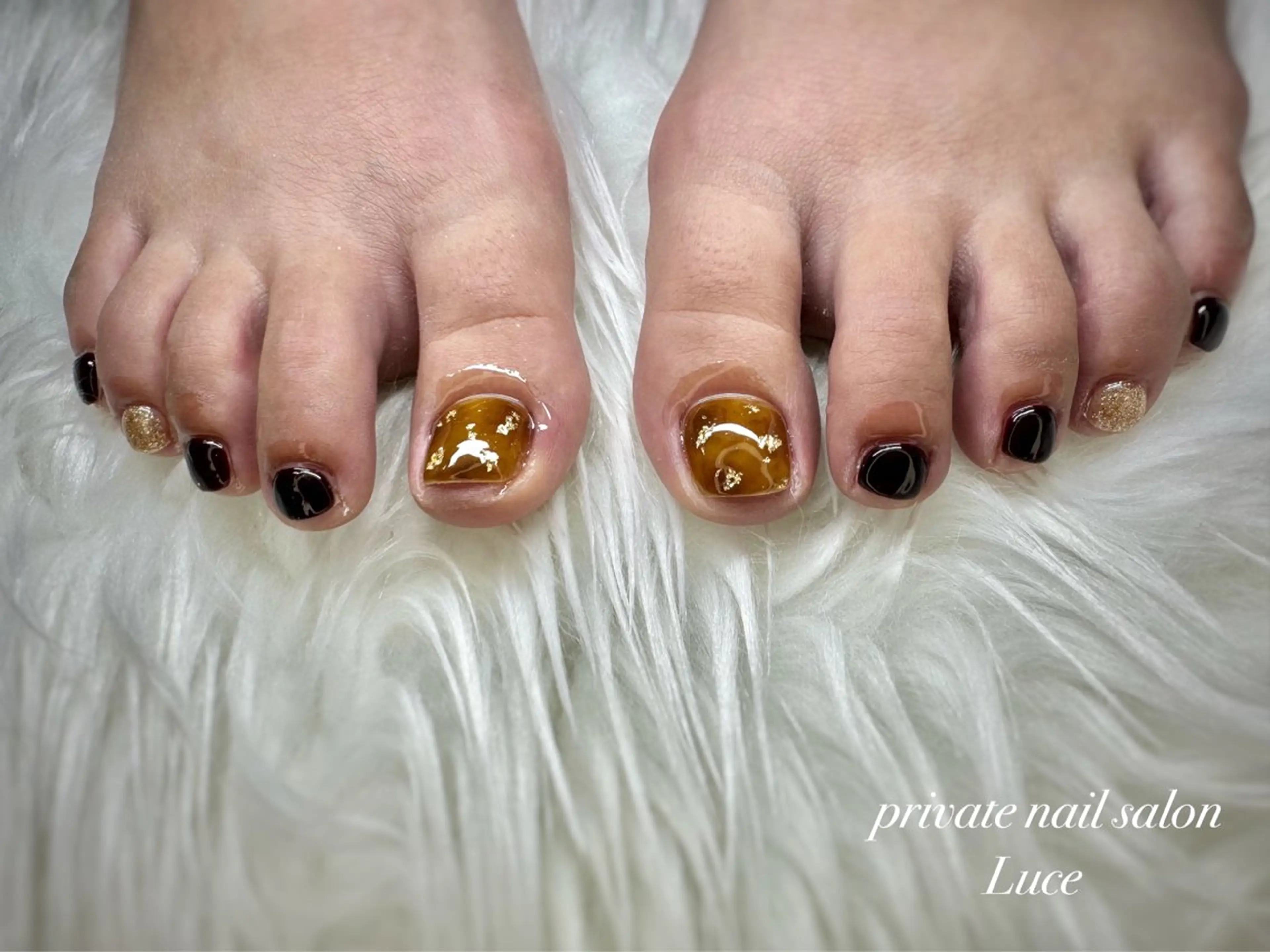 ネイル フットネイル nailsalon Luce🕊️のネイルデザイン
