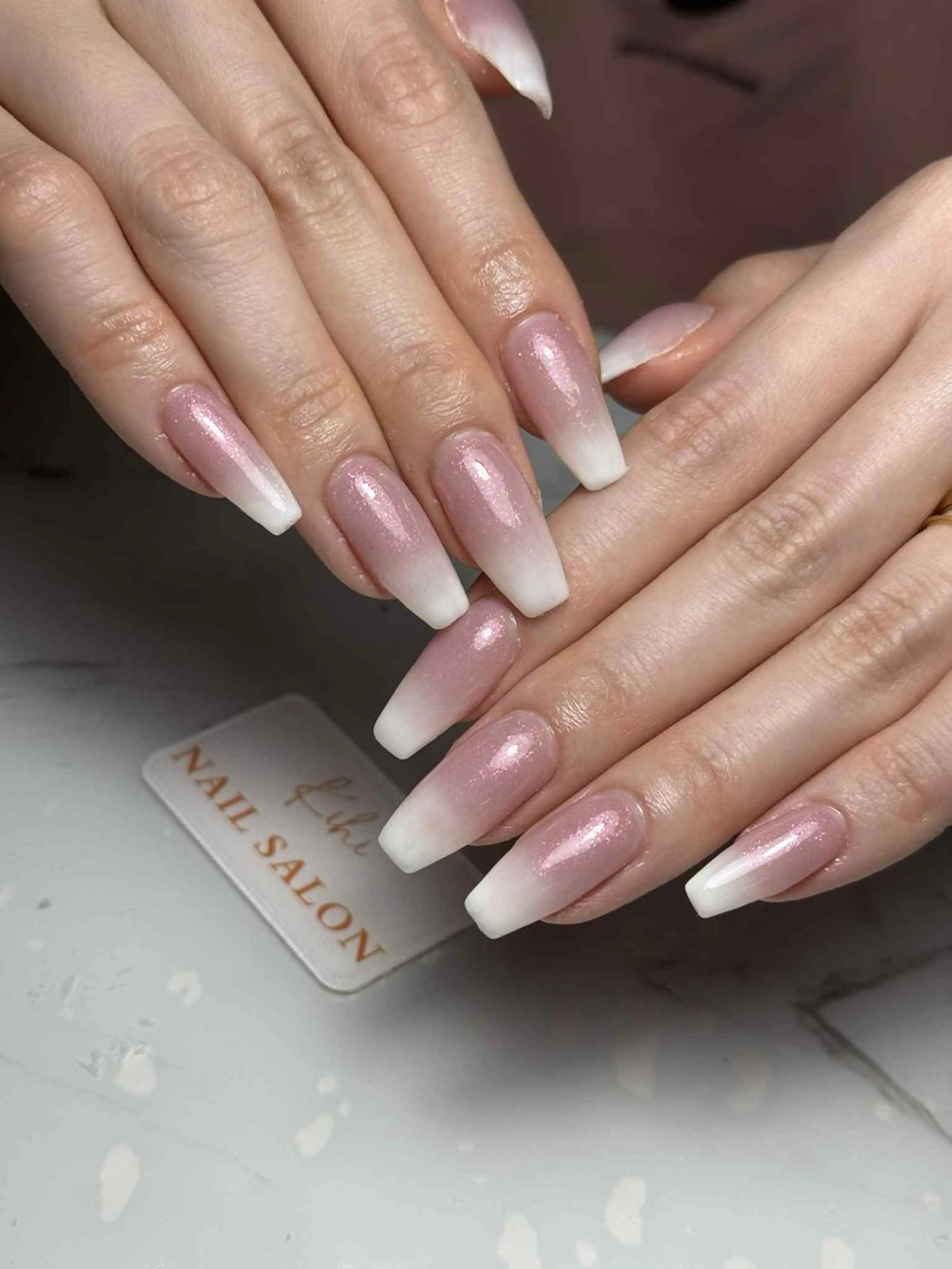 ネイル アートネイル フレンチネイル ジェルネイル グラデーション 韓国ネイル ハンドネイル Nail Salon Kihi さくらのネイルデザイン