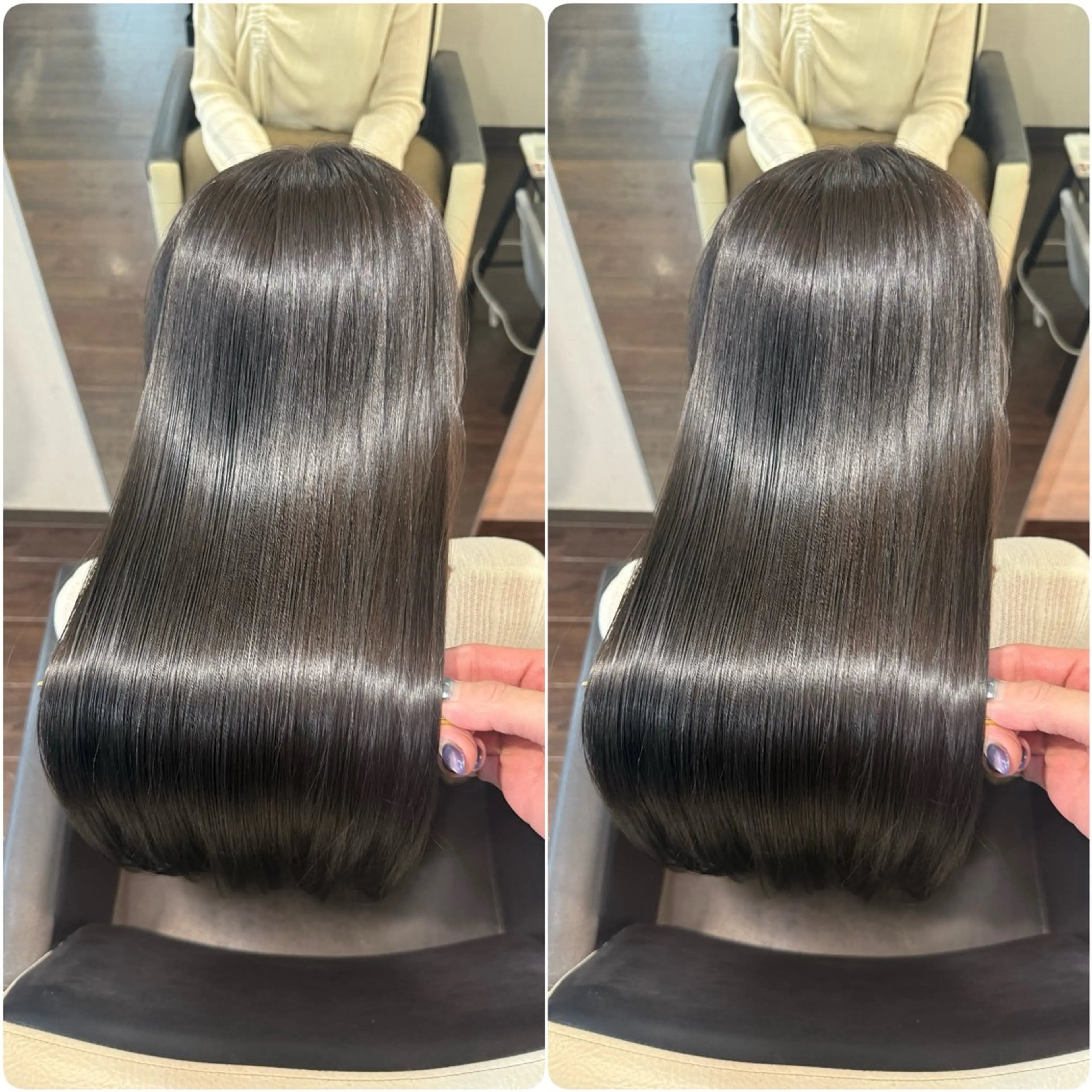 ロング カラー カット 縮毛矯正 トリートメント youres hair 東口店所属・🌸ULTOWA🌸 髪質改善/縮毛/店長のヘアスタイル