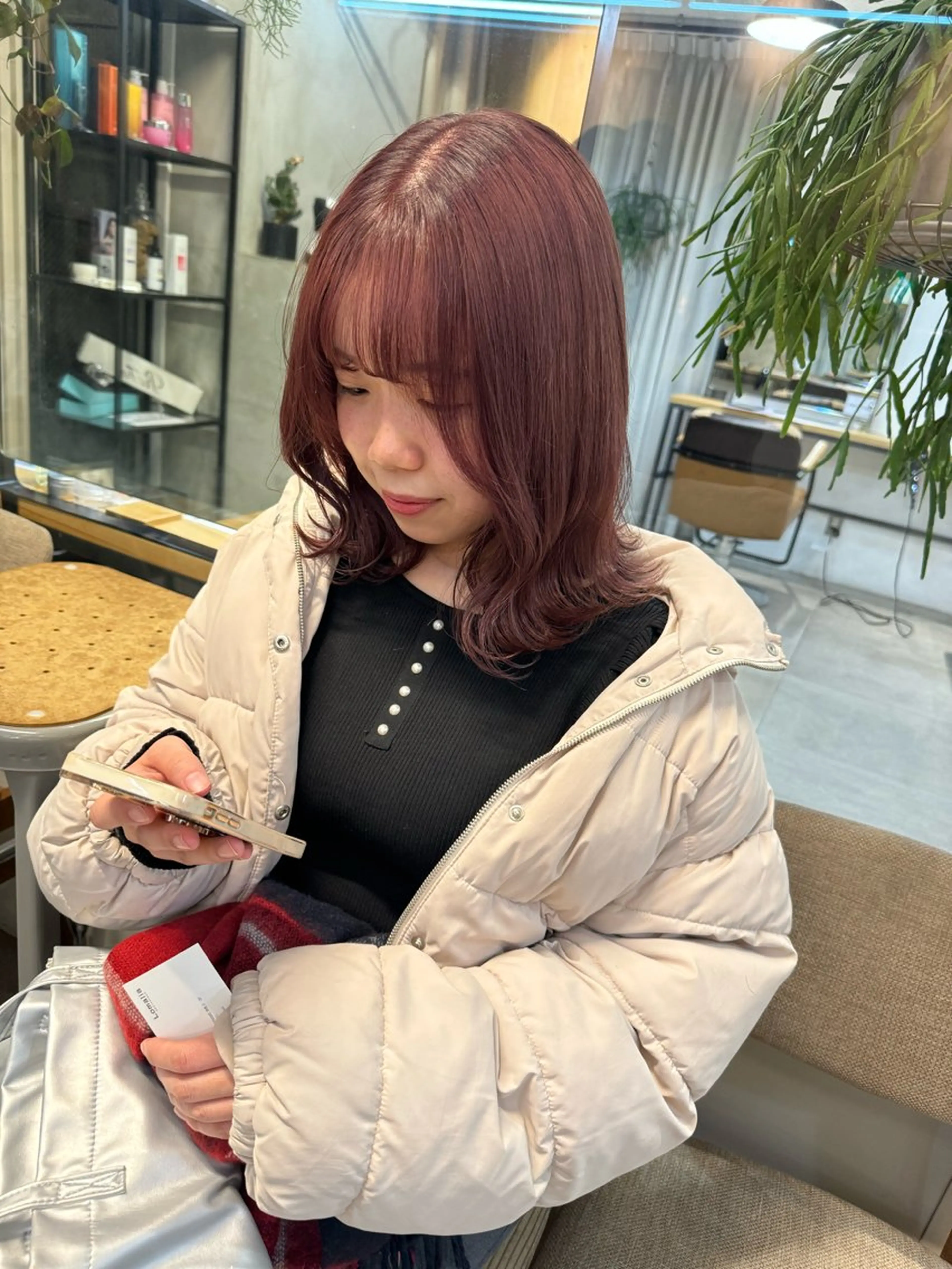 ロング カラー ベージュカラー ブリーチ ピンクカラー ピンクベージュ ヘアカラー Lomalia 🤍🫧/makoのヘアスタイル