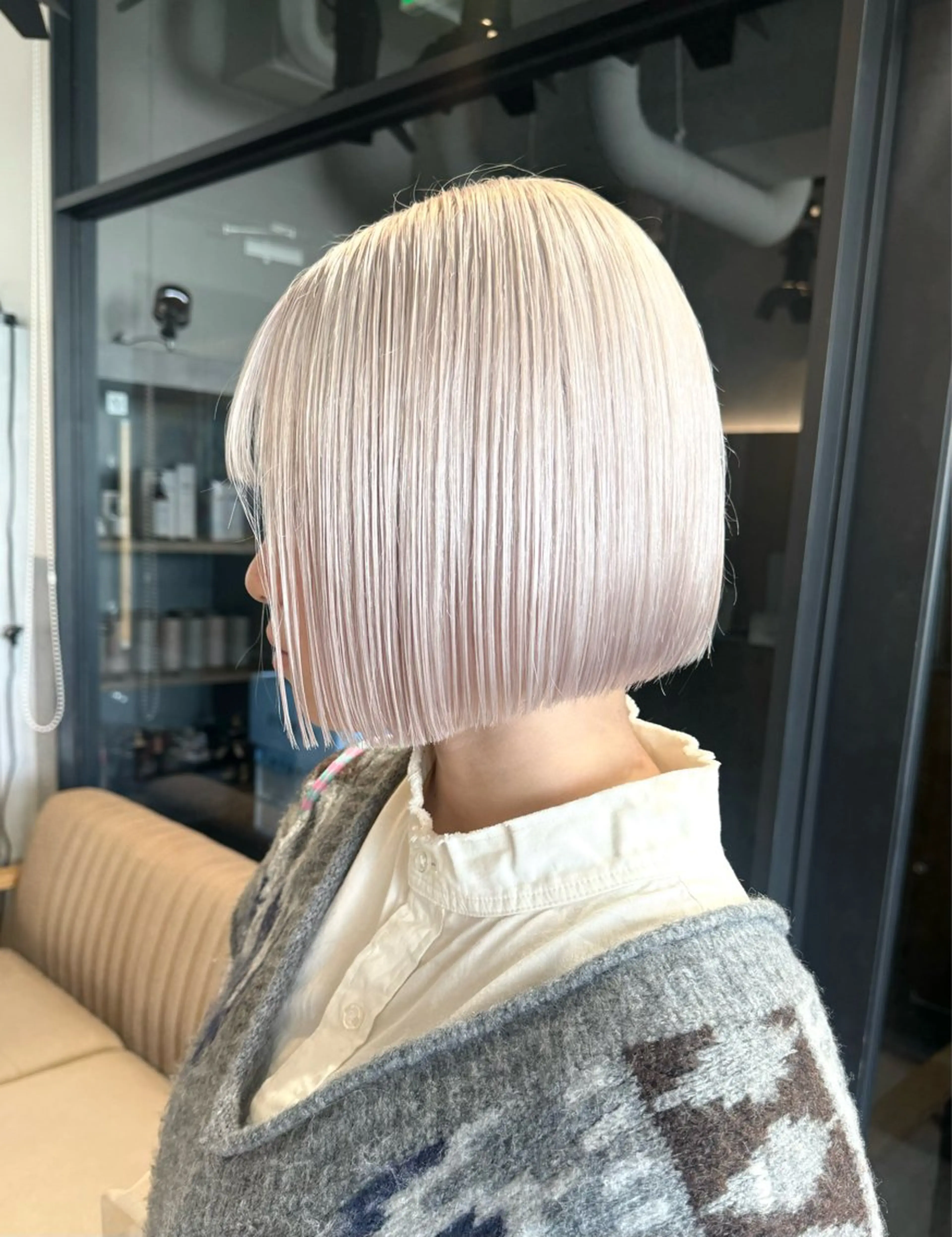 セミロング ヘアカラー トリートメント ✨本日空きあります✨ 遠田コウヘイ🌟のヘアスタイル