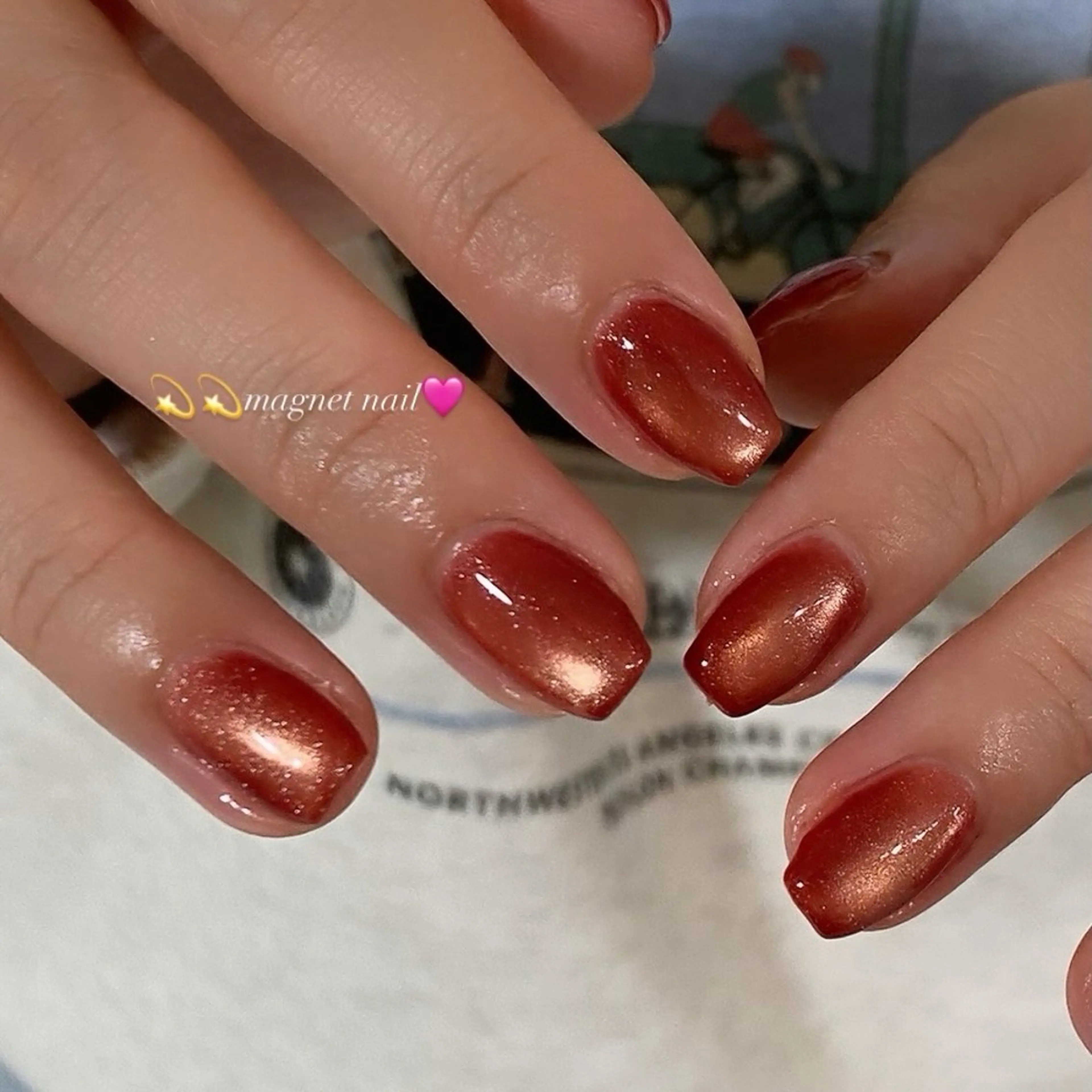 ネイル マグネットネイル RIHO ♡のネイルデザイン