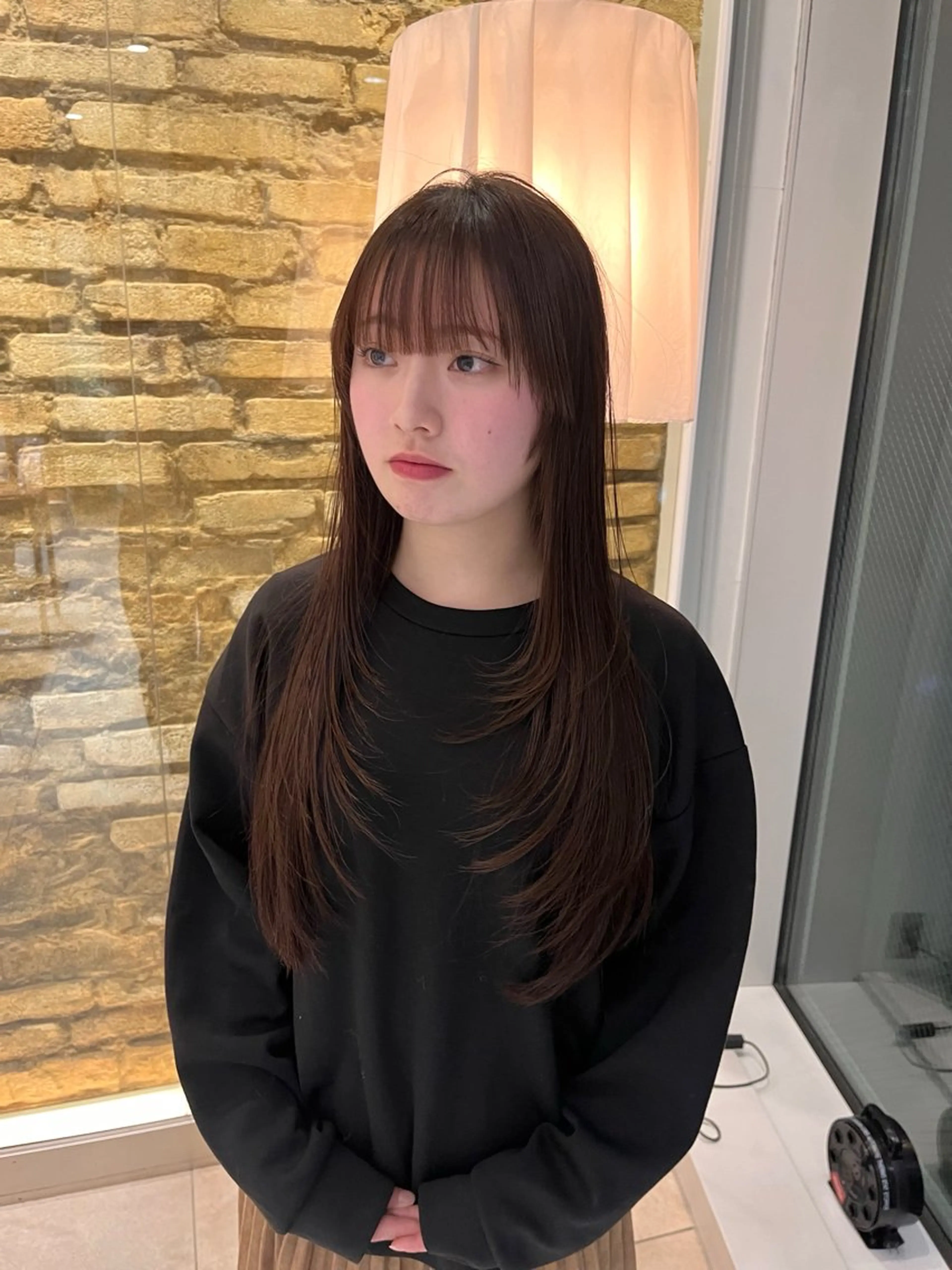 ロング ロングレイヤー レイヤーカット ロング hair make BEHIVE ichibancho AVEDA所属・渡邉  日向子 🌙レイヤー・パーマのヘアスタイル