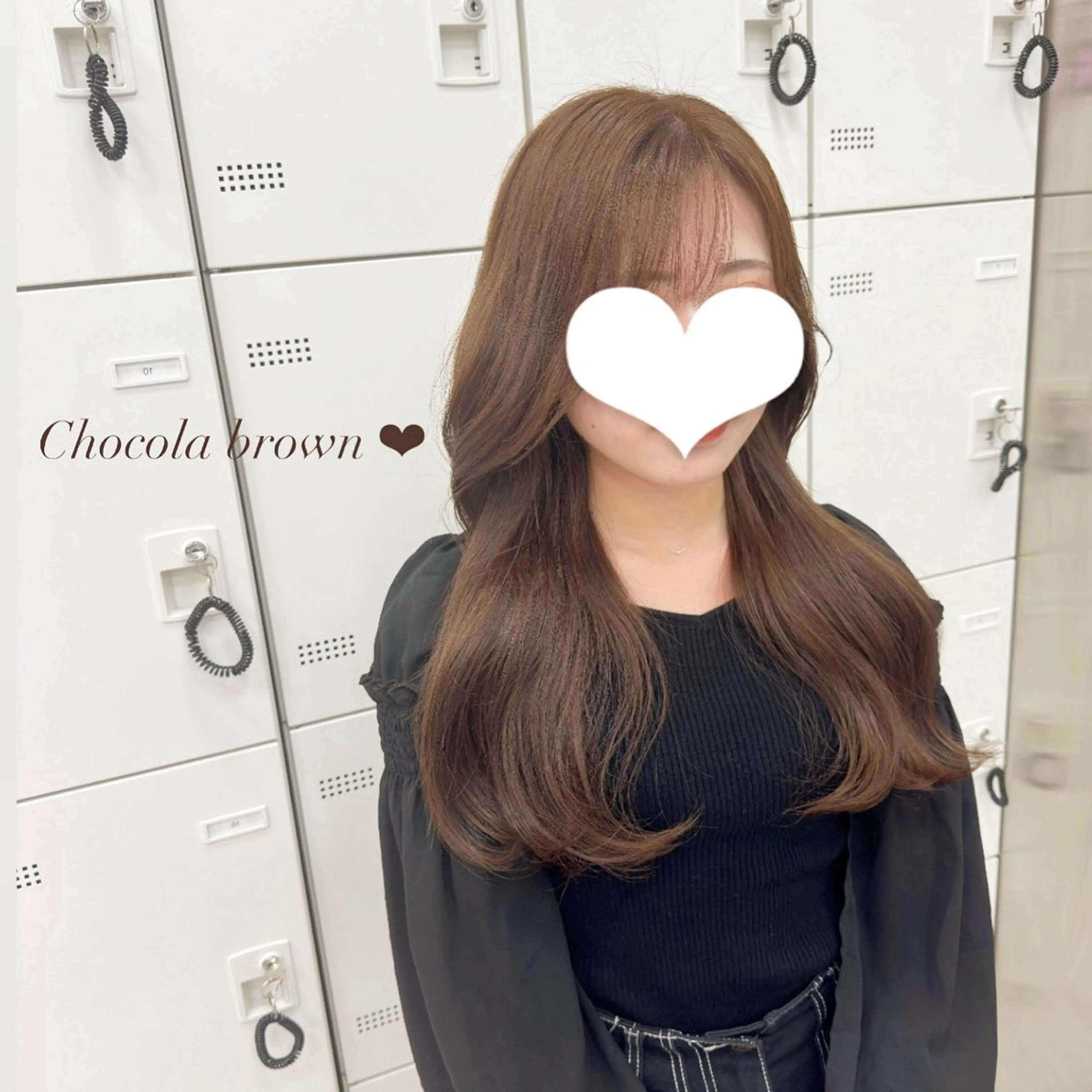 ロング カラー パーマ ヘアアレンジ メンズ キッズ ♥️韓国ヘア レイヤー♥️ゆりのヘアスタイル