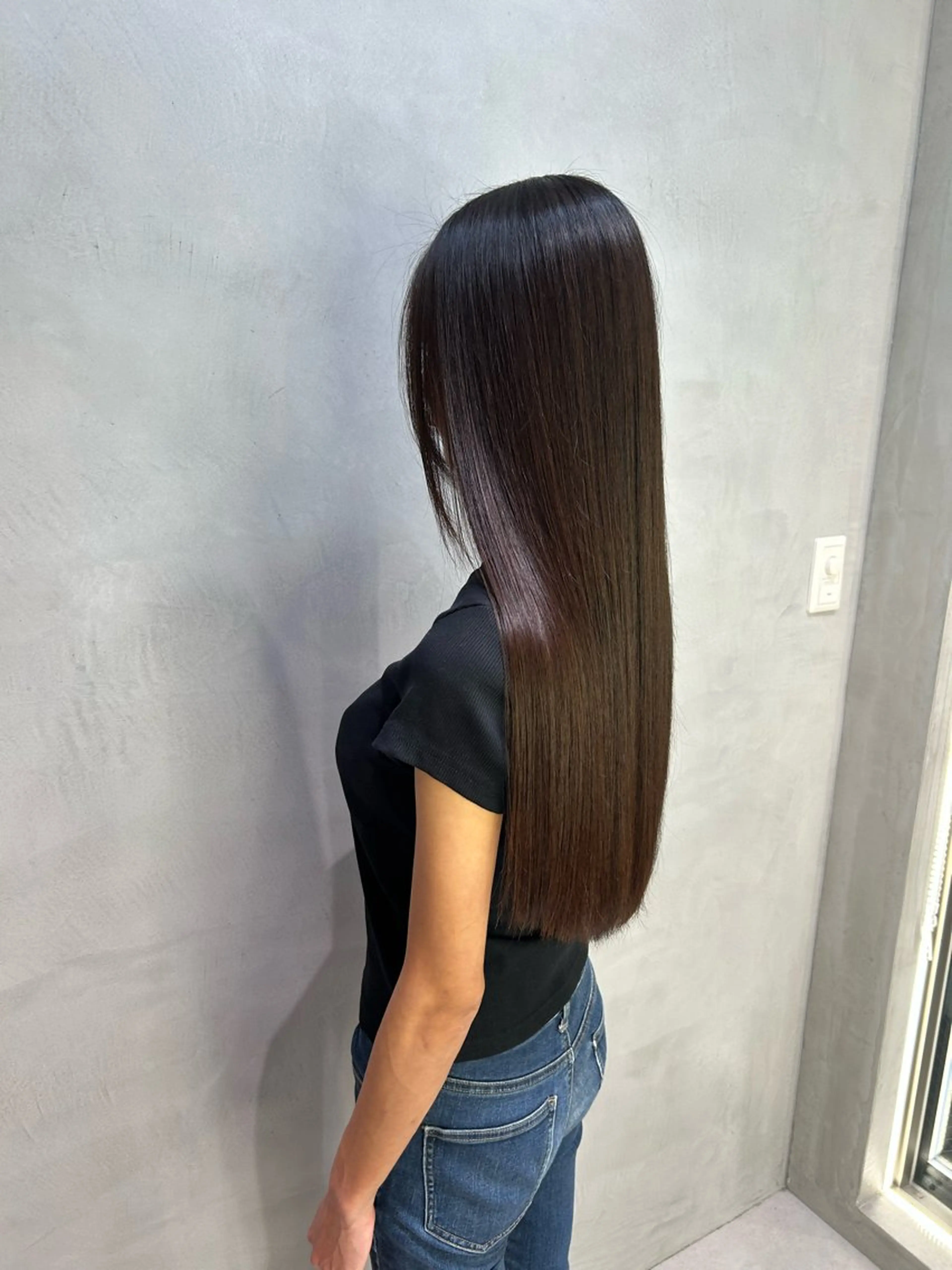 ロング 縮毛矯正 渋谷 OXY所属・艶髪ケア特化♦️ ありさのヘアスタイル