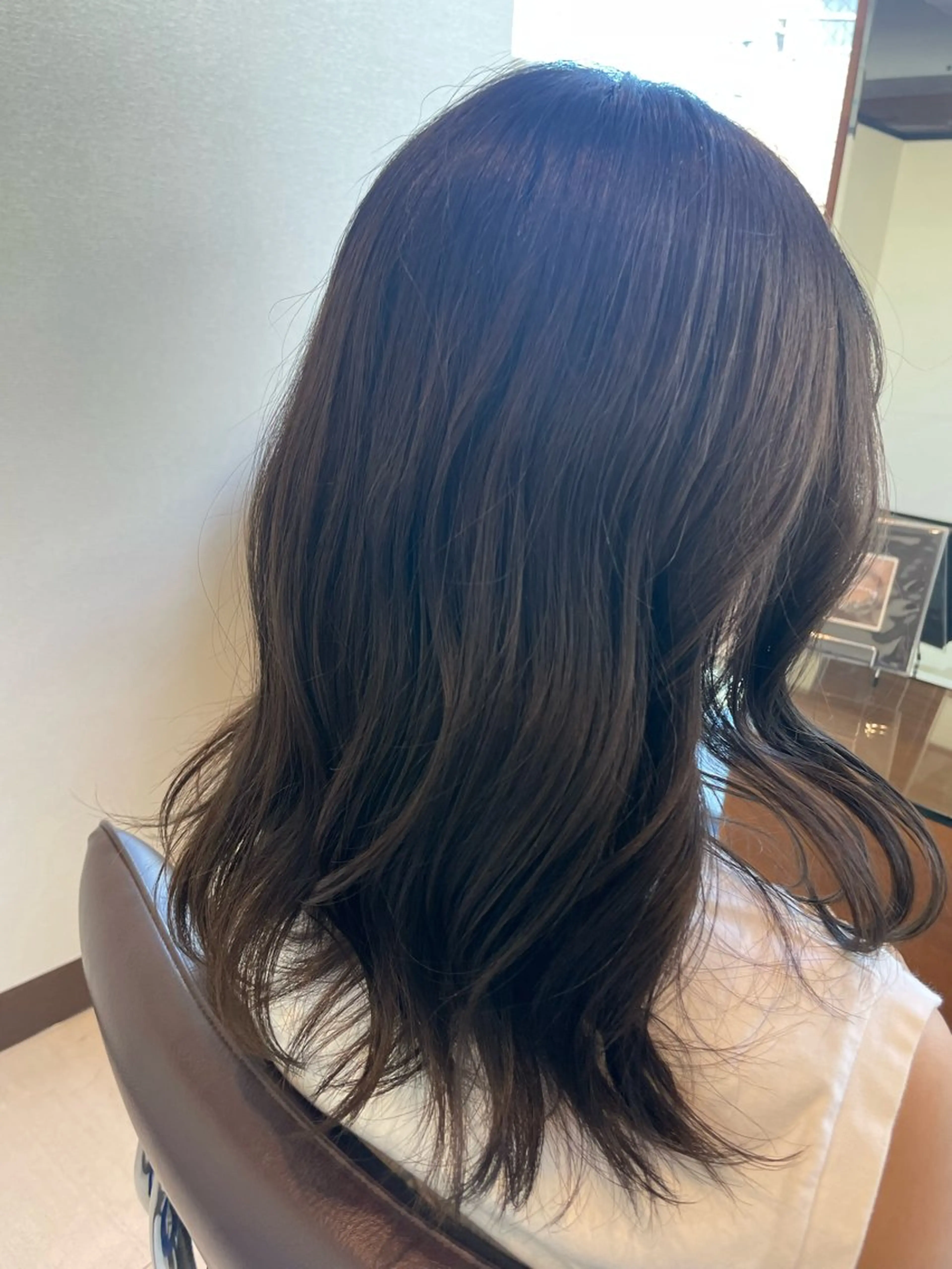 ミディアム パーマ カット パーマ トリートメント ヘッドスパ 白取 星矢のヘアスタイル