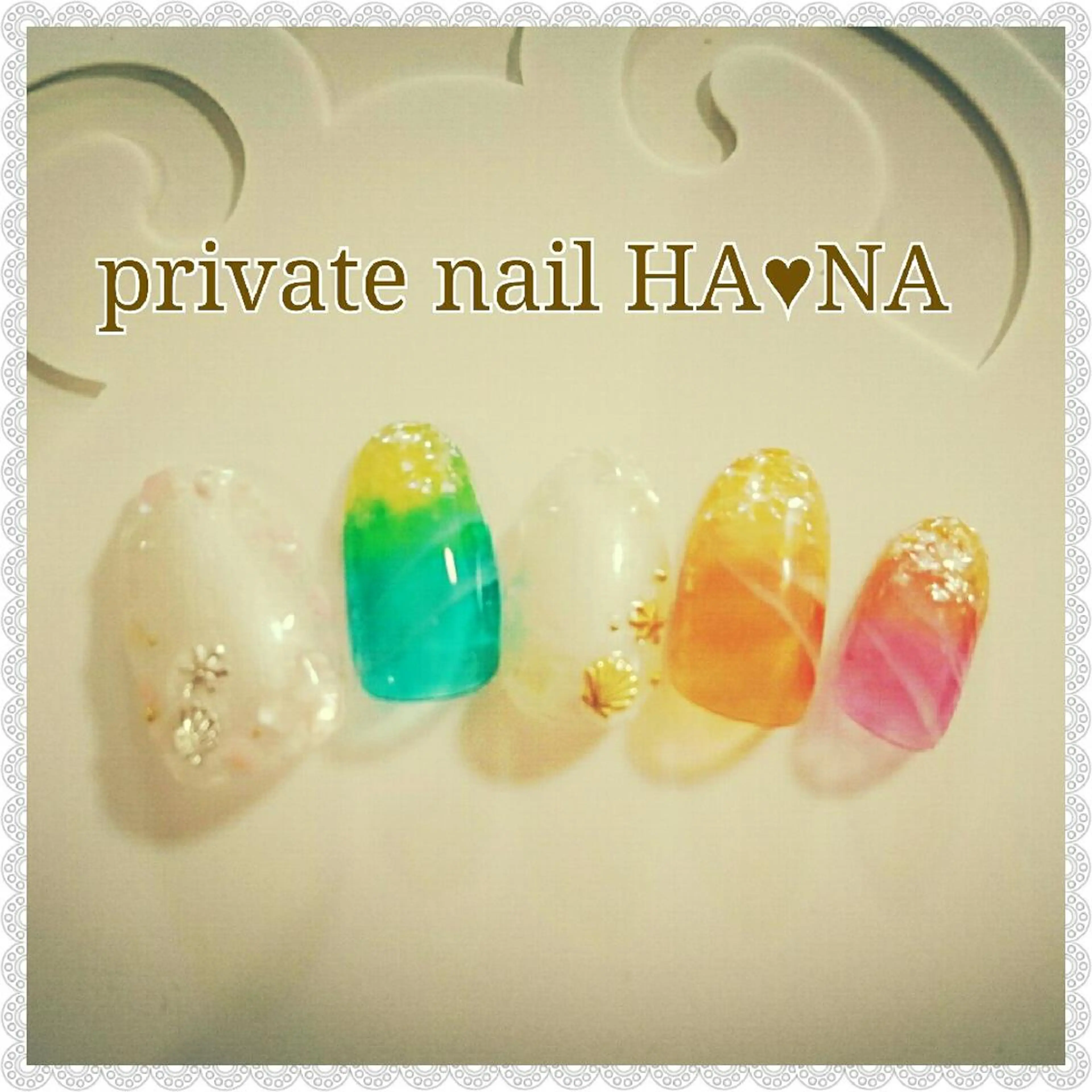 ネイル ミディアム まつエク プライベートサロン HA♥NAのマツエク・マツパデザイン