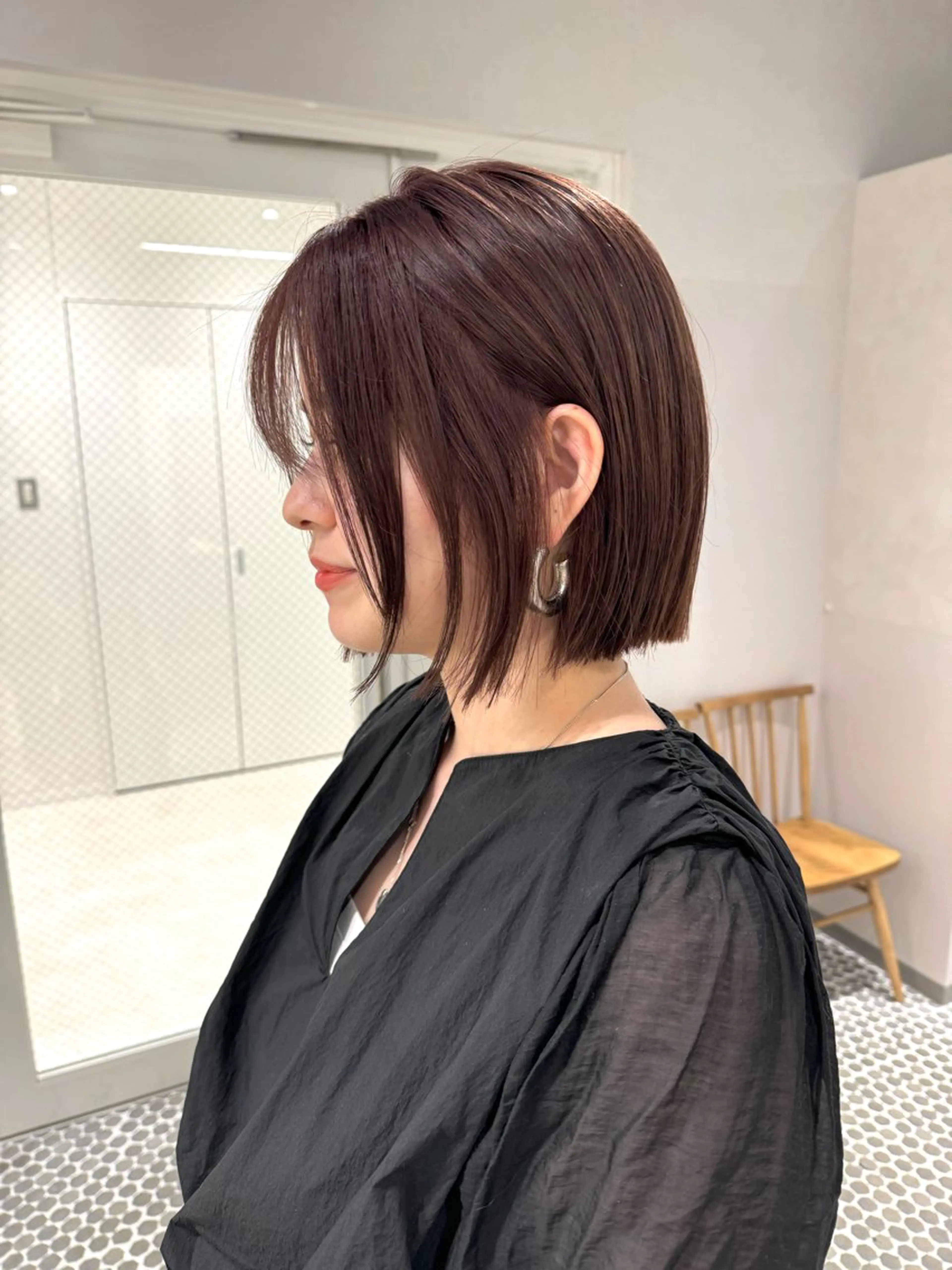ショート ボブ カット ヘアカラー トリートメント 透明感カラー✴︎ SAYAKAのヘアスタイル