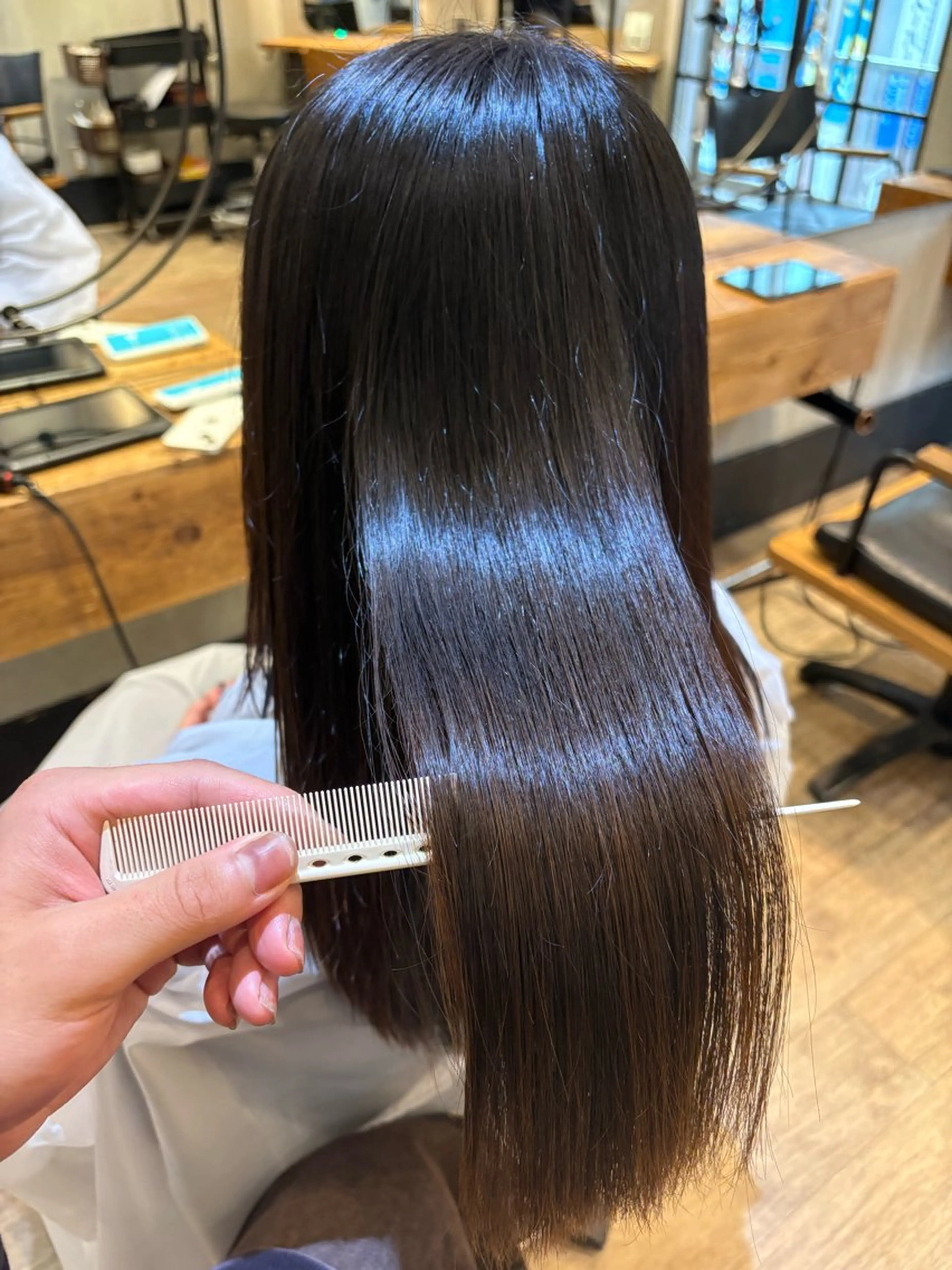 ロング パーマ パーマ 縮毛矯正 トリートメント レイヤー/和真 /メンズ新宿のヘアスタイル