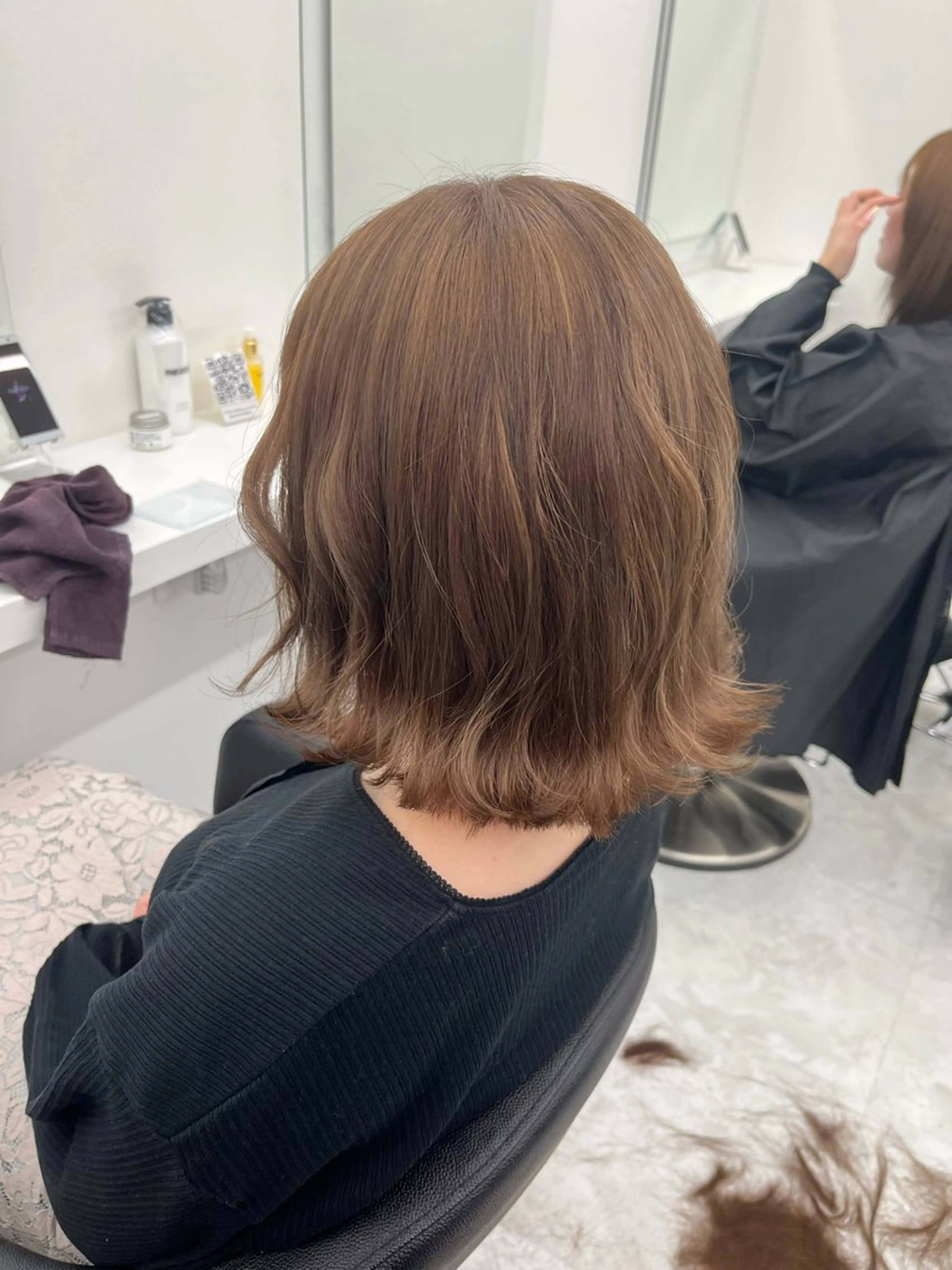 ショート カラー ブラウンカラー ミルクティーブラウン ヘアカラー 💖トレンド夏 カラー💖FUTAのヘアスタイル