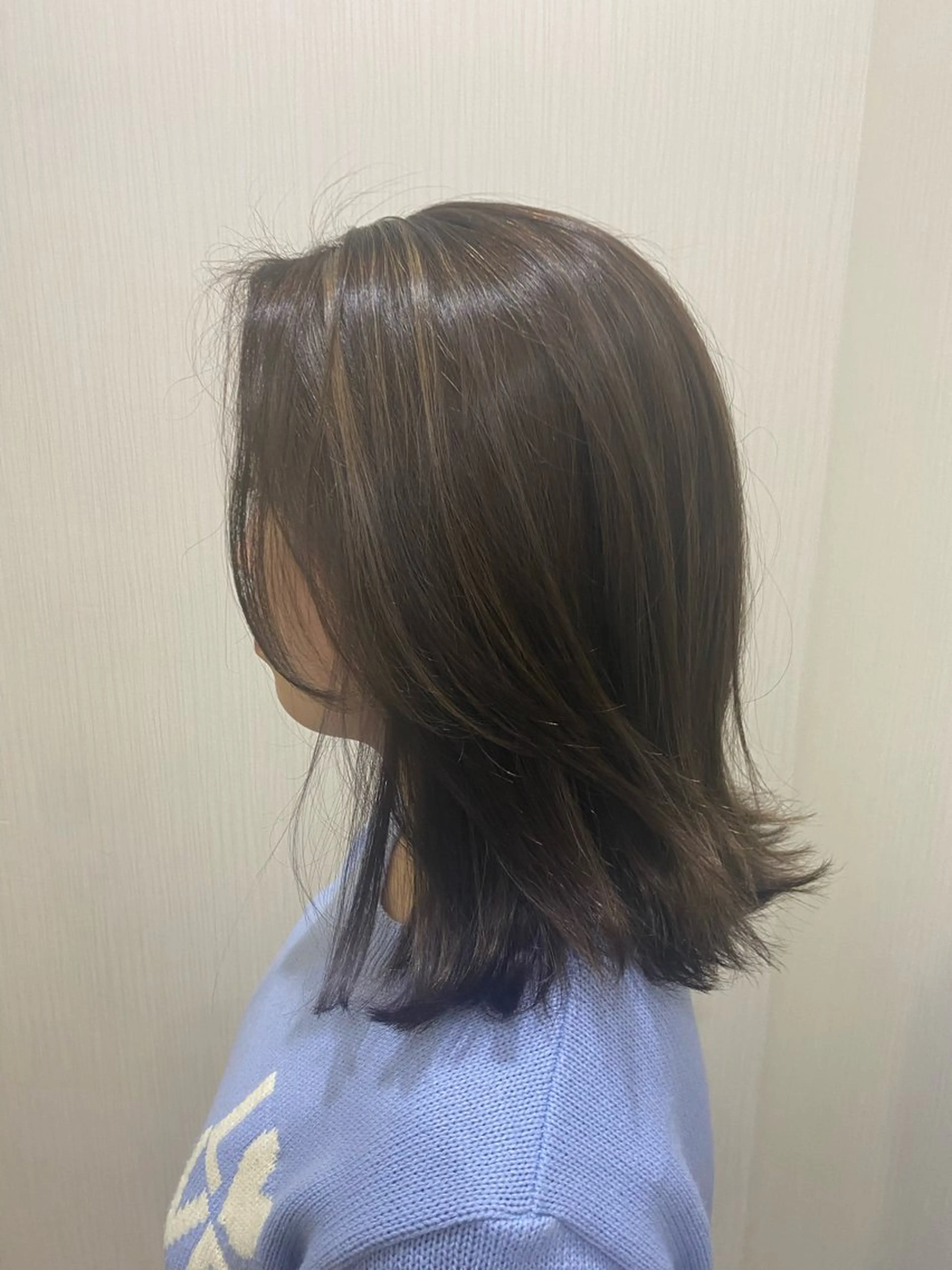 セミロング カラー カット ヘアカラー トリートメント naitre 🌼SHIORI🌼のマツエク・マツパデザイン