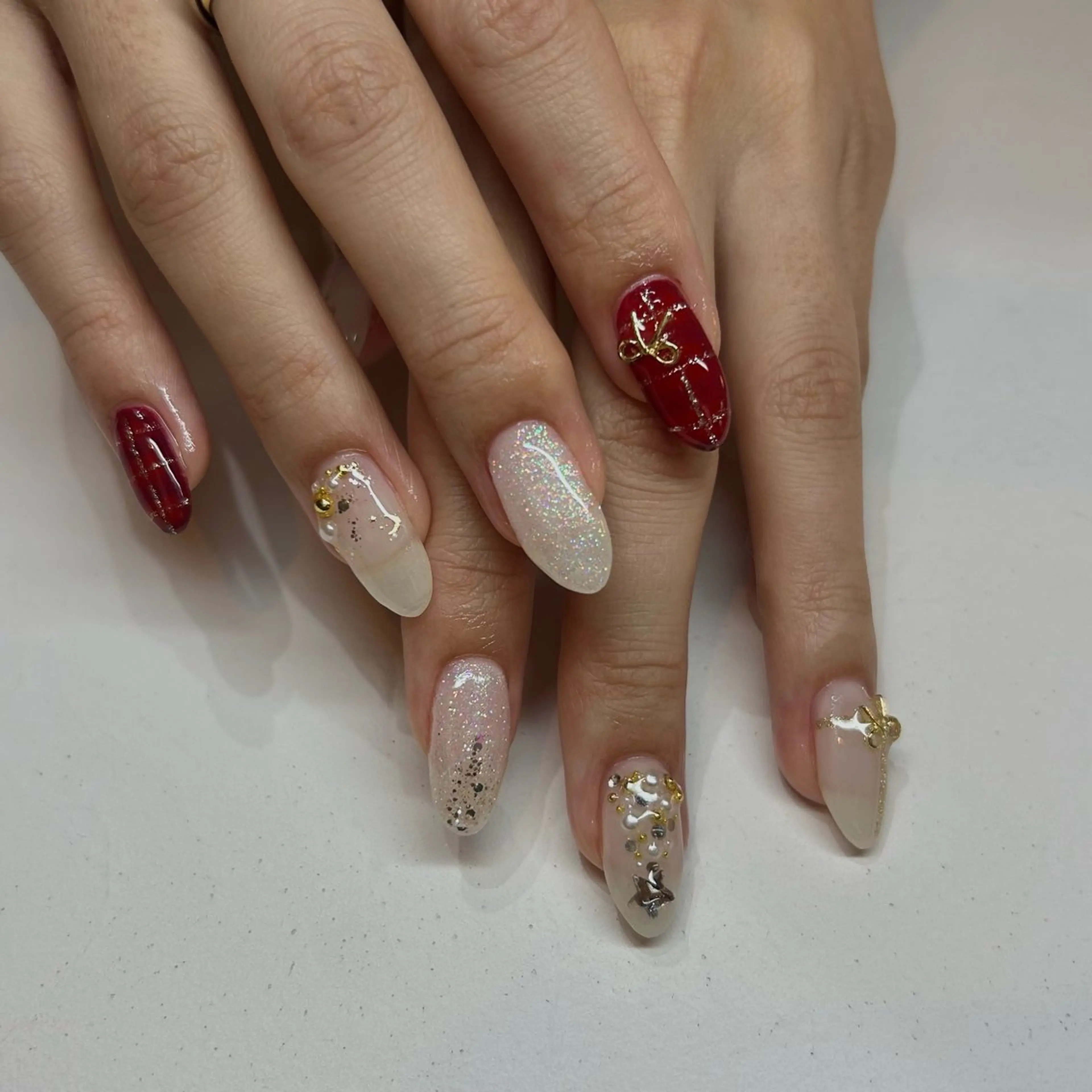 ネイル ハンドネイル フットネイル 𐂃 colorer𐂃のネイルデザイン