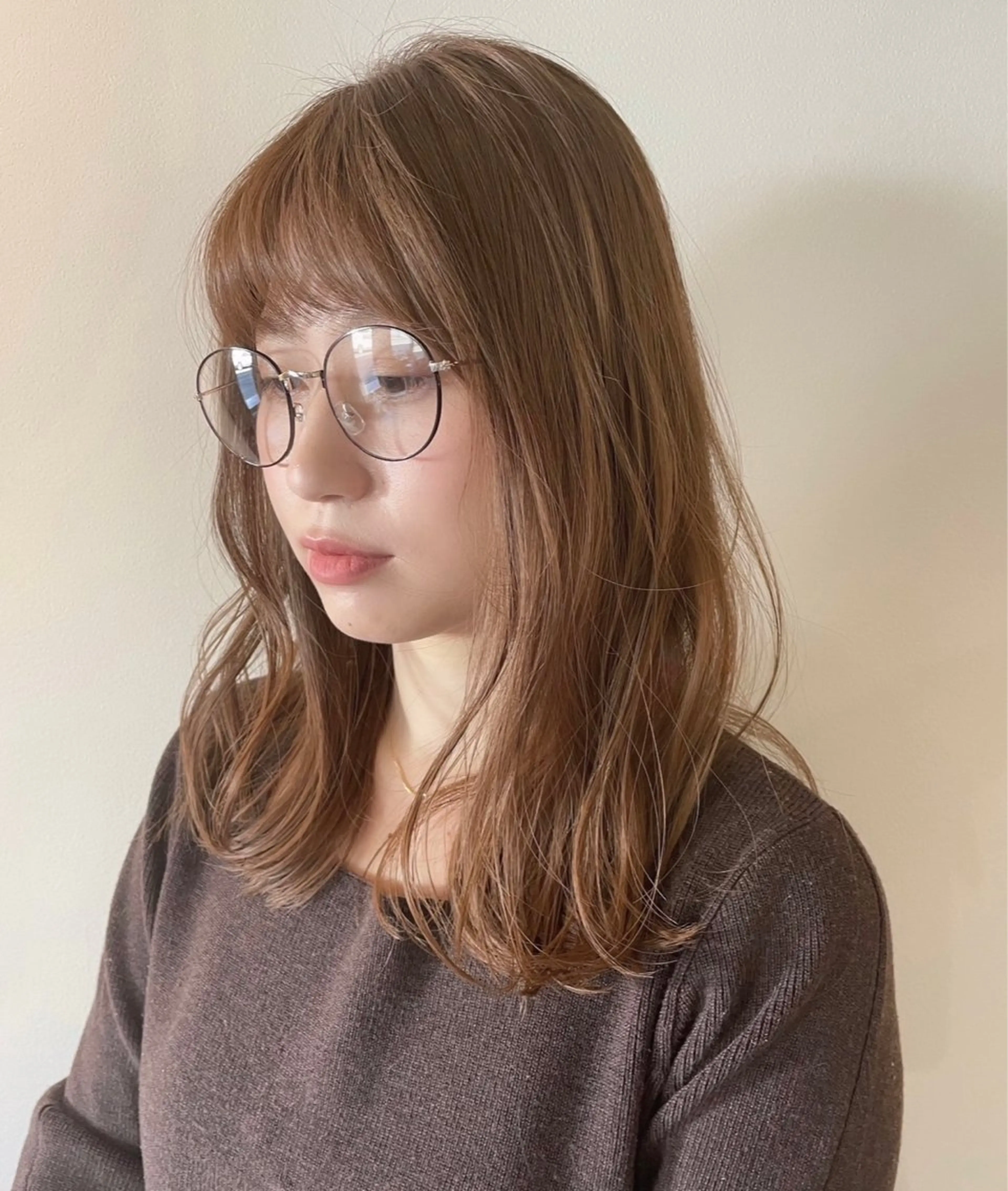 ミディアム miri.. 久留米　国分のヘアスタイル