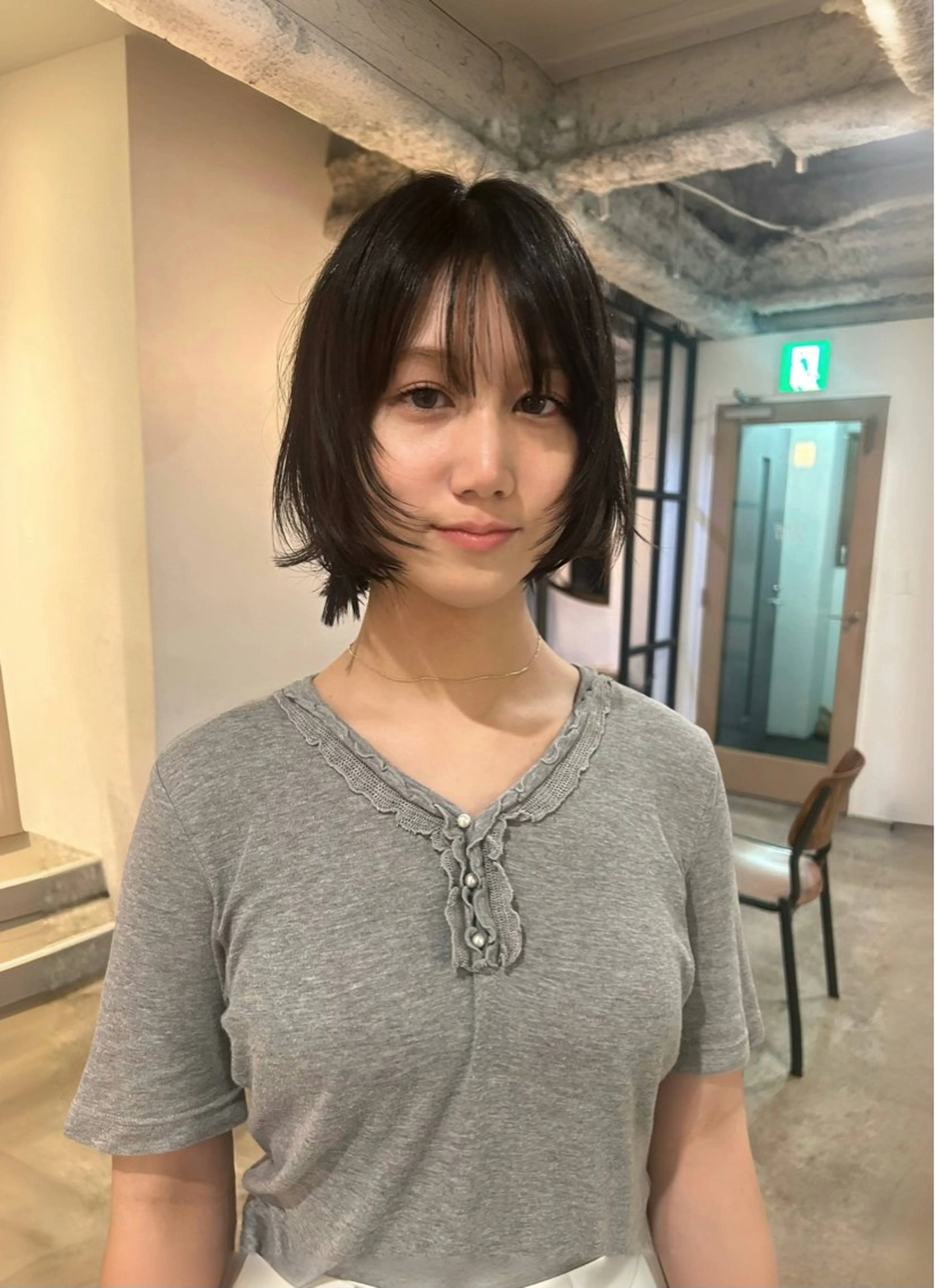 ショート ヘアアレンジ 顔周りカット レイヤーカット カット ヘッドスパ 🎀suzuna 透明感colorのヘアスタイル