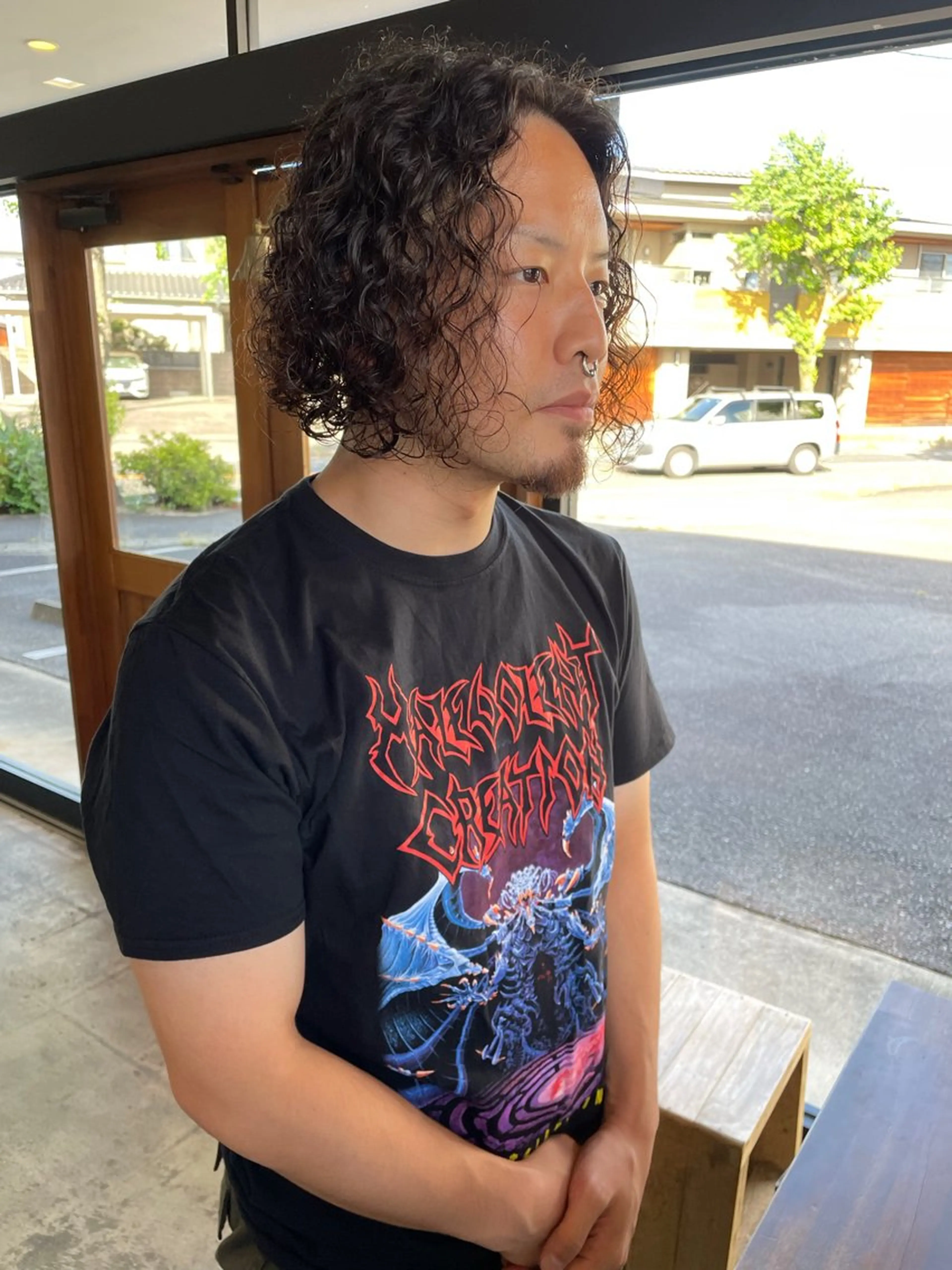 ミディアム パーマ メンズ メンズ🎱女性も歓迎 ✨🌵榊原崇文🌵のヘアスタイル