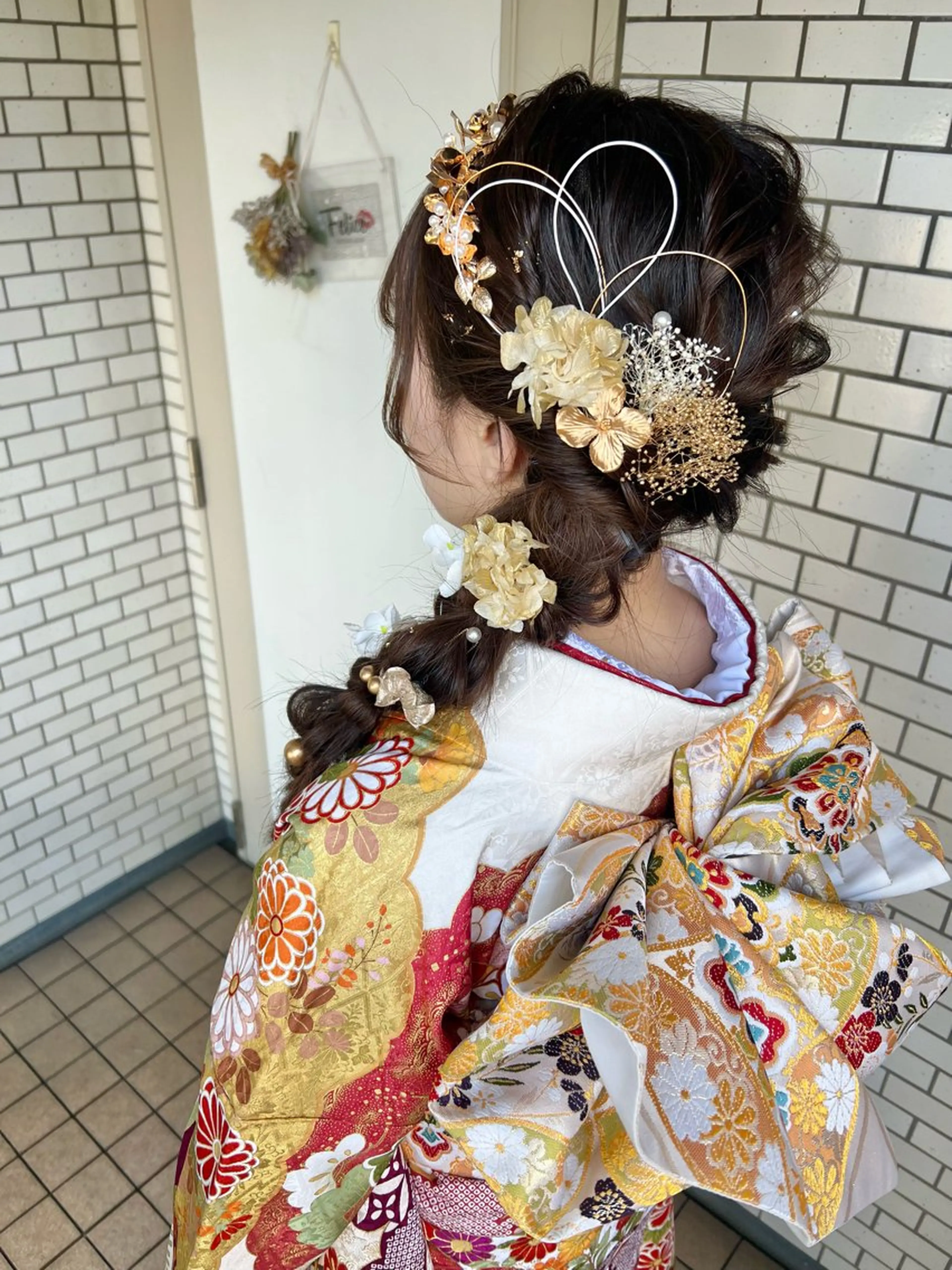 ヘアアレンジ 成人式 大人可愛いヘアメイク 💋🧚‍♀️しずかのヘアスタイル