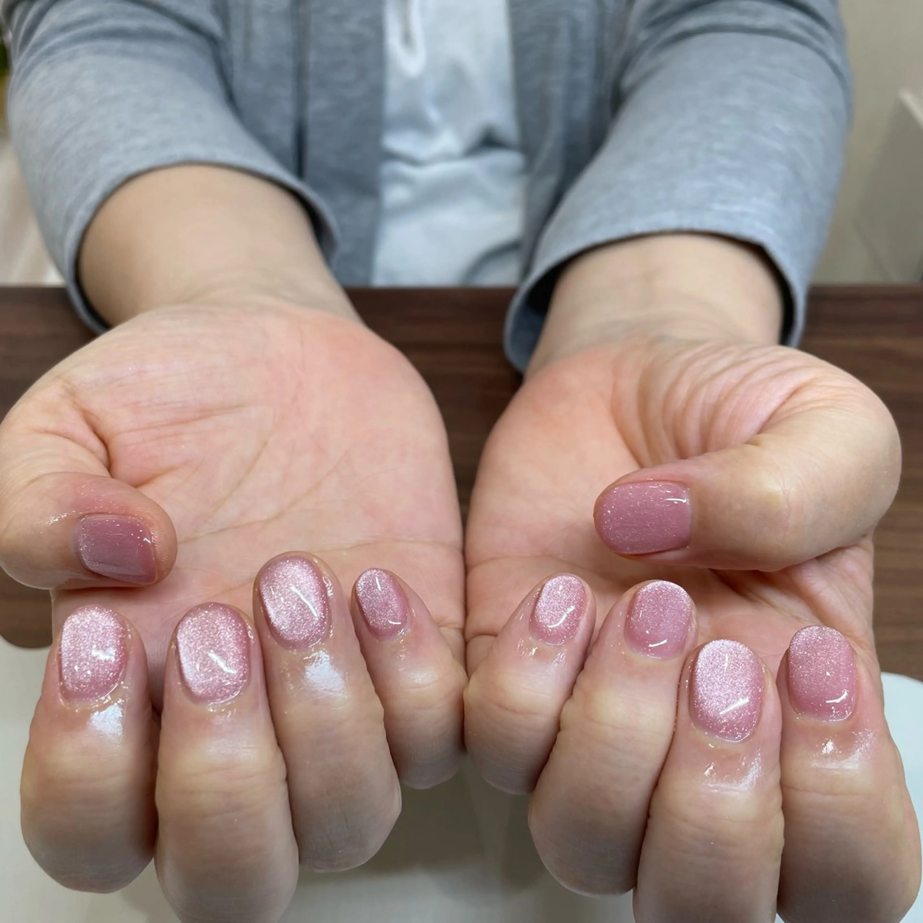 ネイル マグネットネイル ワンカラーネイル ハンドネイル Ricnail☾ ayanoのネイルデザイン