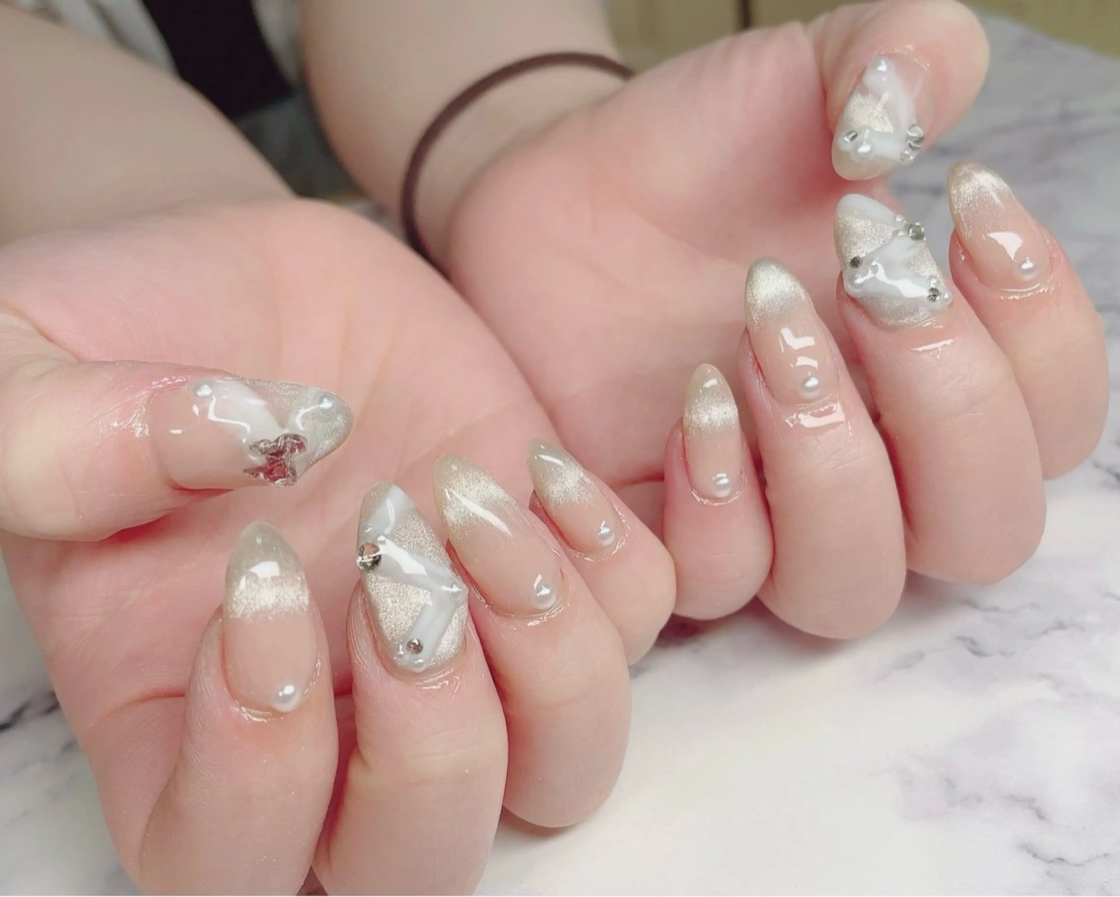 ネイル マグネットネイル ハンドネイル NailbyN所属・Nail_by N1のネイルデザイン