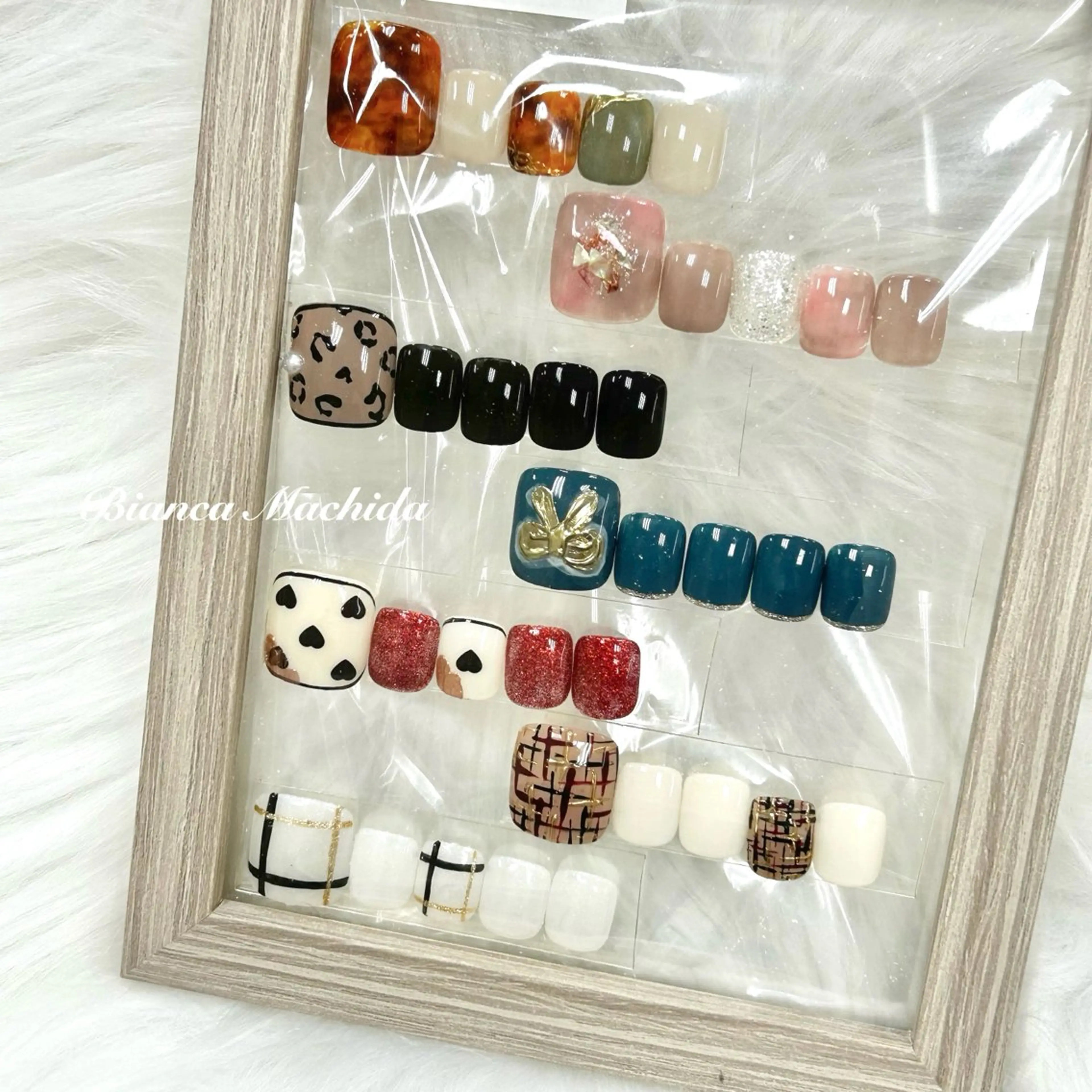 ネイル フットネイル Bianca 🪽 Nakajimaのネイルデザイン