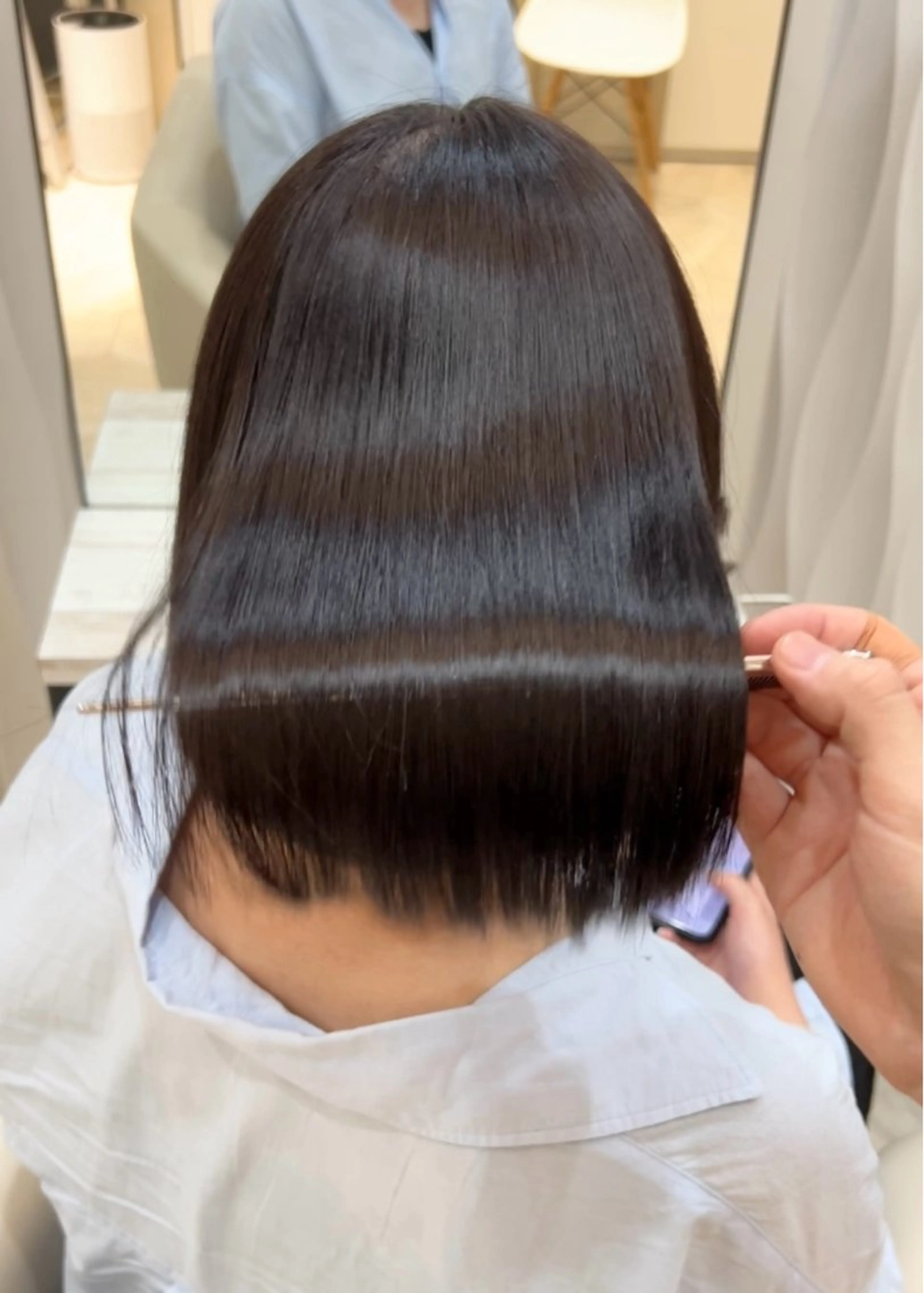 【ボブ限定】似合わせカット＋縮毛矯正＋トリートメント🫧の写真