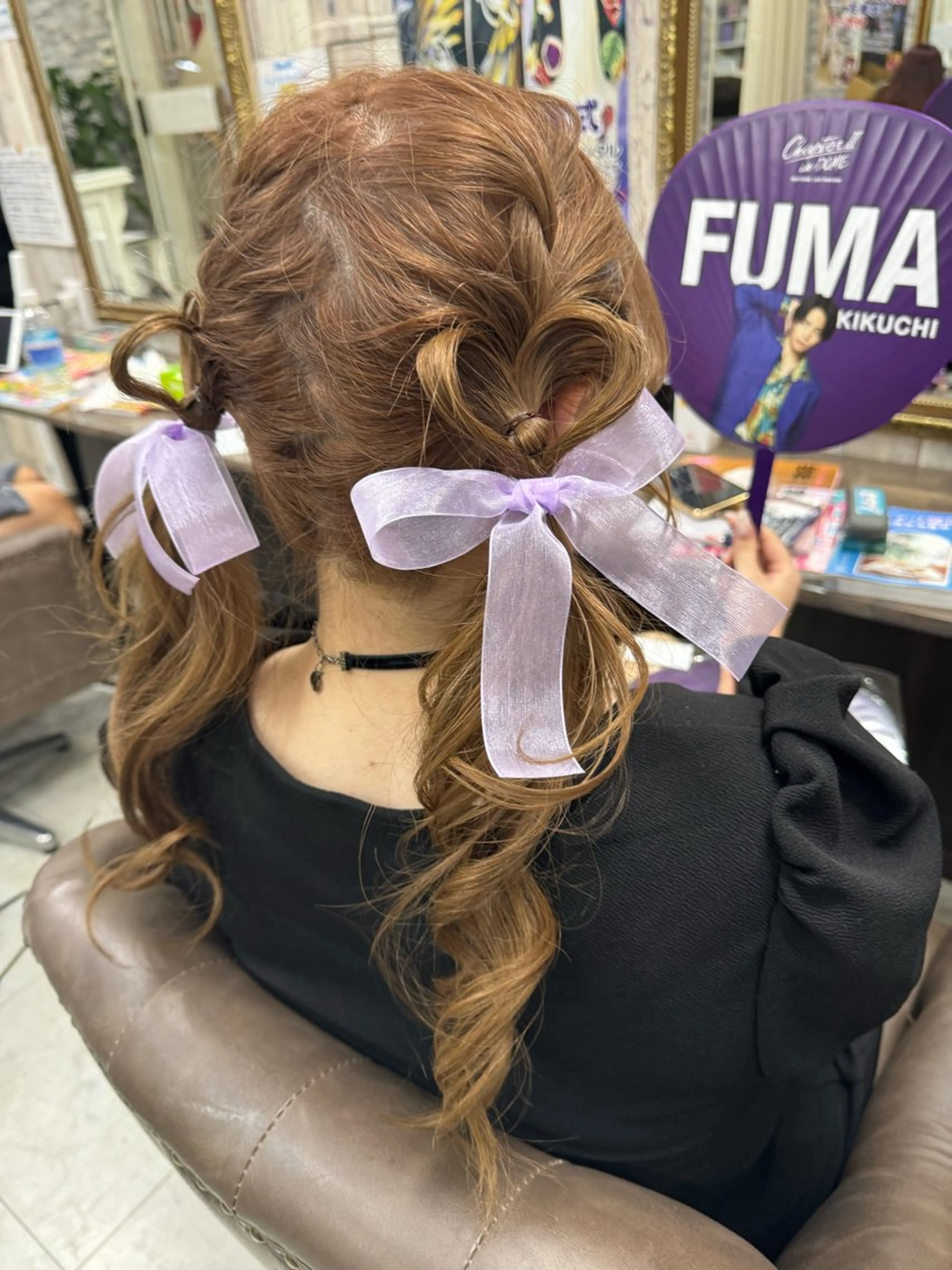 セミロング ヘアセット 土屋朱理/ Doukeshiのヘアスタイル