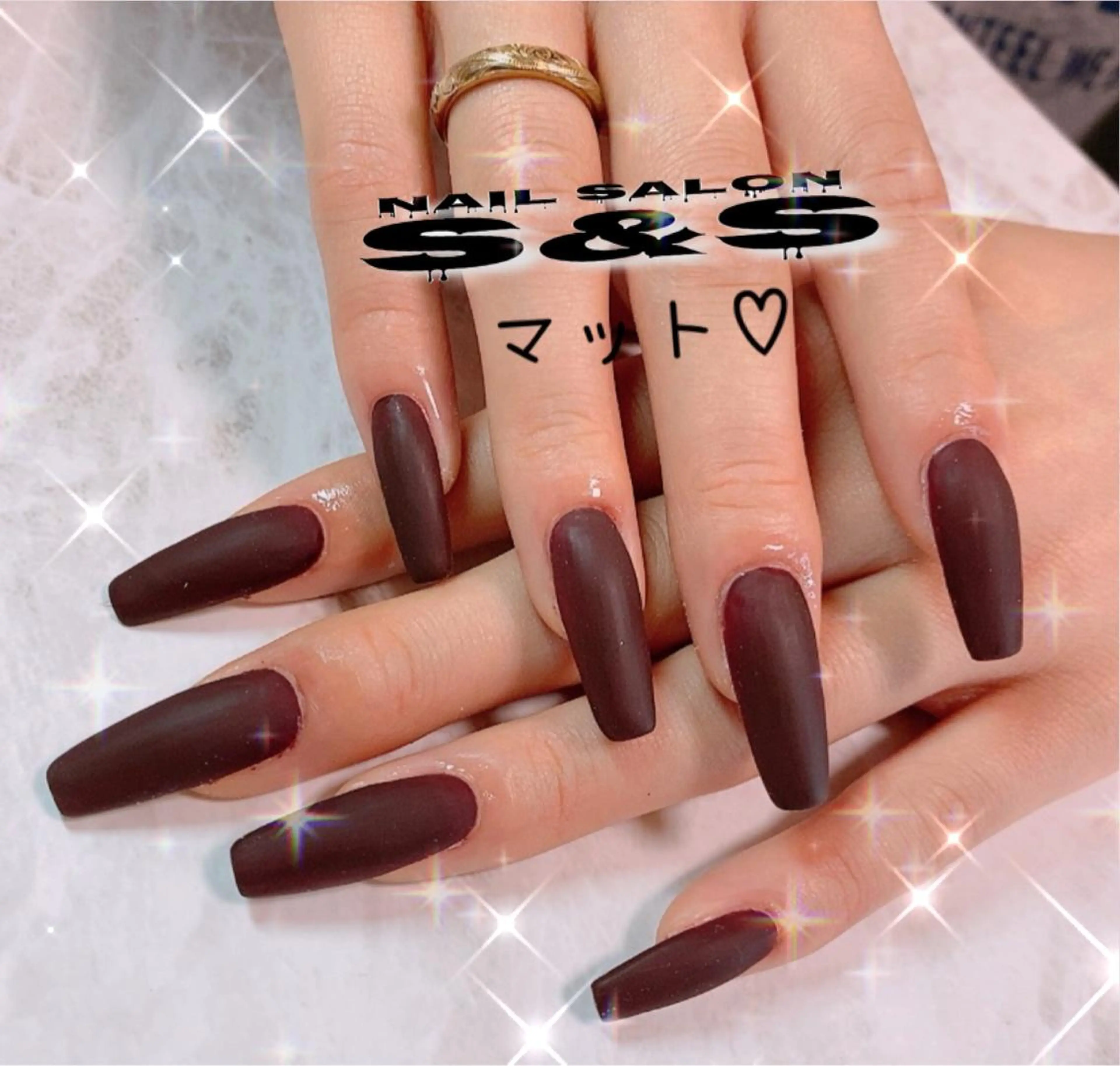 ネイル 長さ出し マットネイル メンズネイル 持ち込み スカルプネイル S&S 村田小百合のネイルデザイン