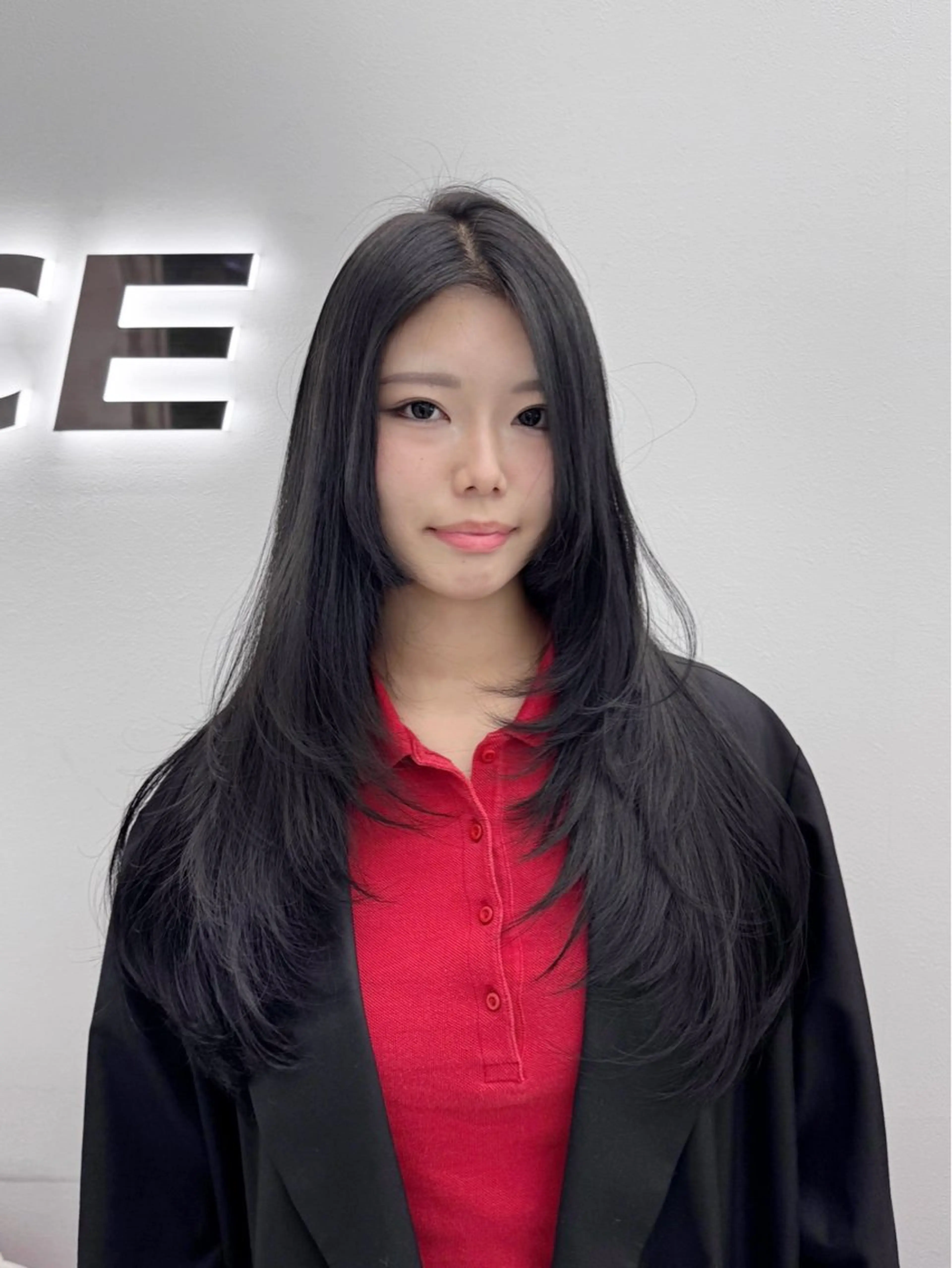 ロング カット ヘアカラー トリートメント GO TODAY 原宿Verno店所属・韓国系支持率No.1 レイヤー特化/きょうのヘアスタイル