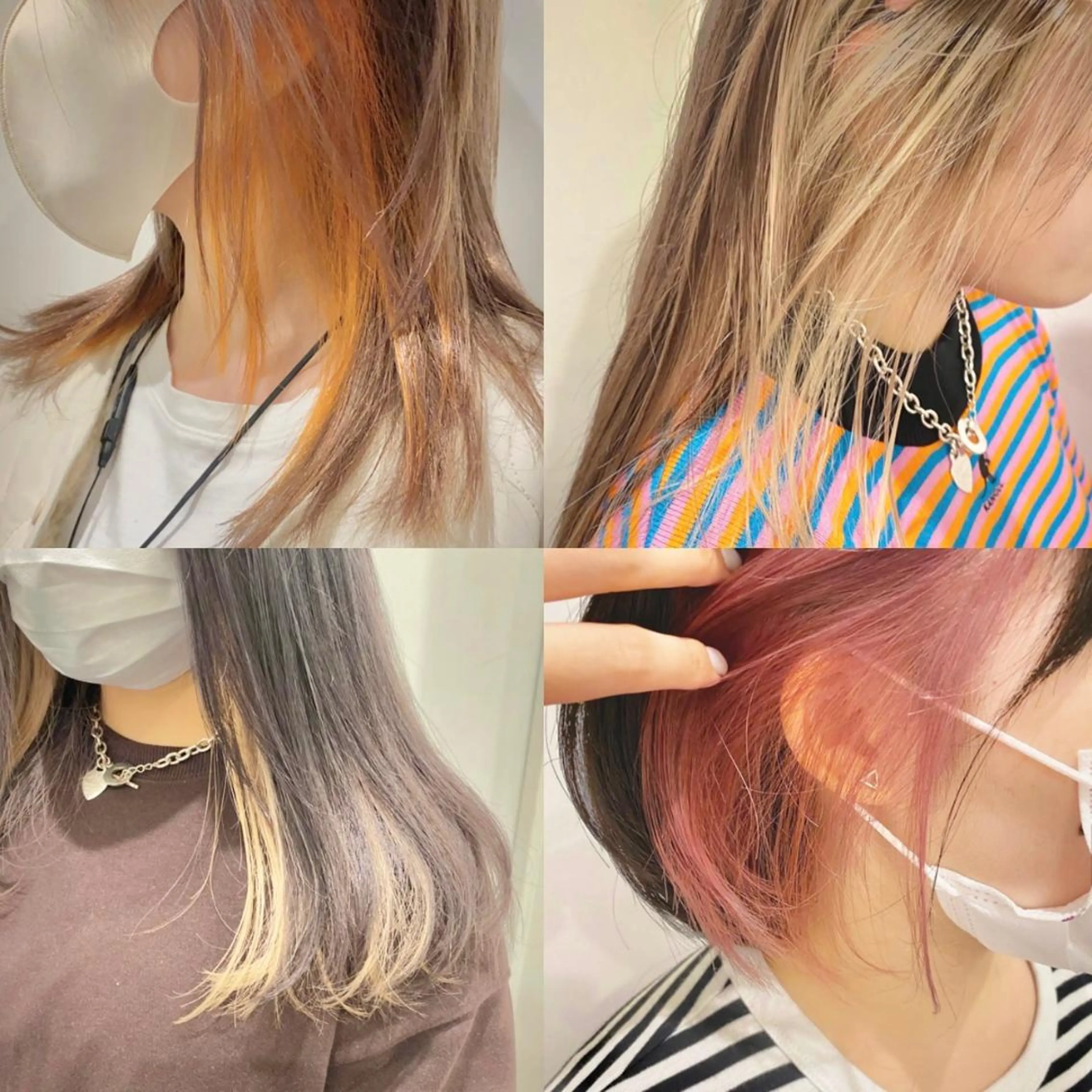 🍒インナーのみブリーチ➕カラー🌼の写真